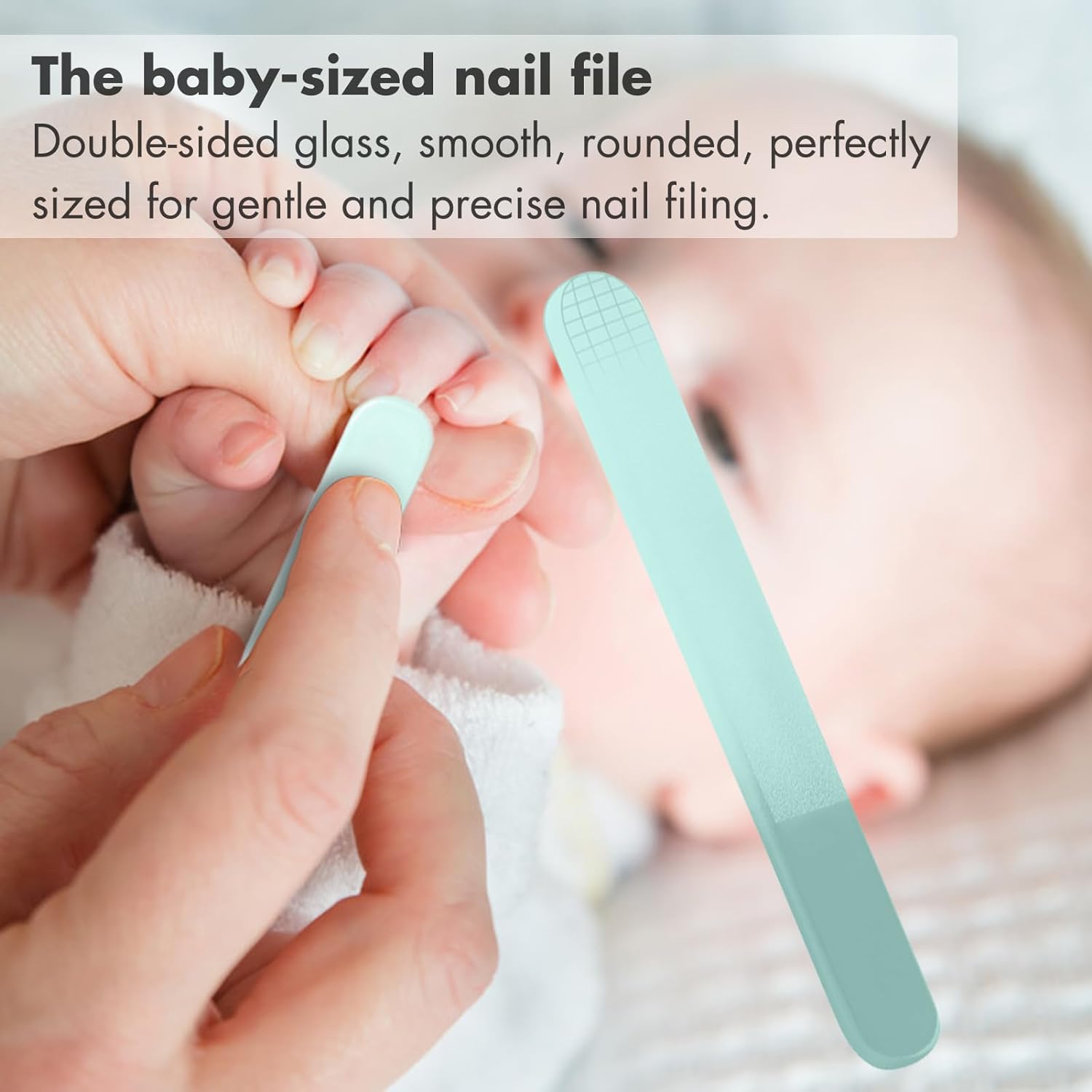 Baby Nail Kit, 4-in-1 Baby Nail Care Set with Cute Case, Baby Nail Clipper, Scissor, Nail File & Tweezer, Baby Manicure Kit and Pedicure kit for Newborn, Infant, Toddler, Kids-Owl Blue - Image 4