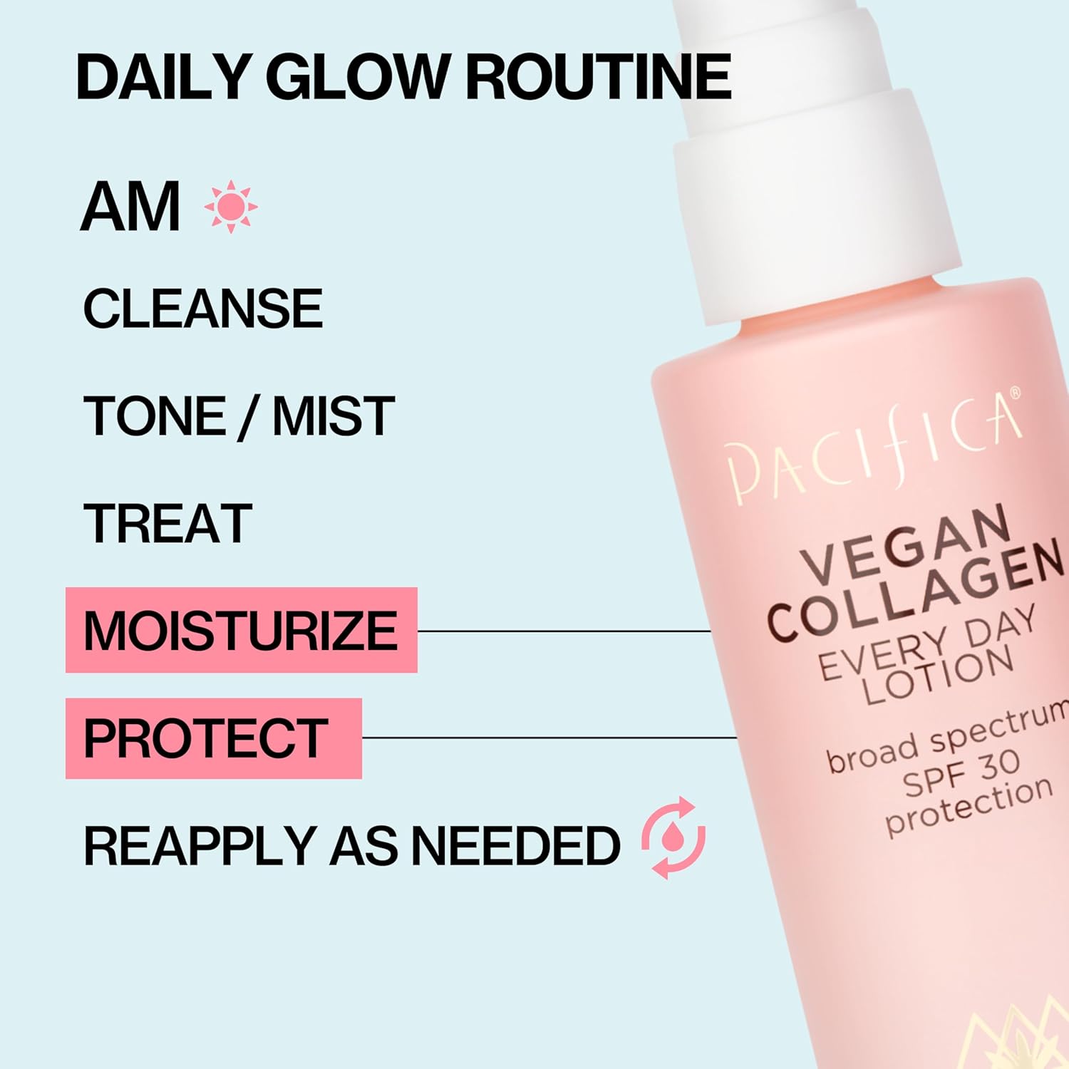 Pacifica Beauty Vegan Collagen SPF 30 Broad Spectrum Sunscreen Every Day Face Lotion, UVA/UVB Protection for All Skin Types, Lightweight, Moisturizing & Hydrating, Cruelty Free, White, 1.7 Fl Oz - Image 15