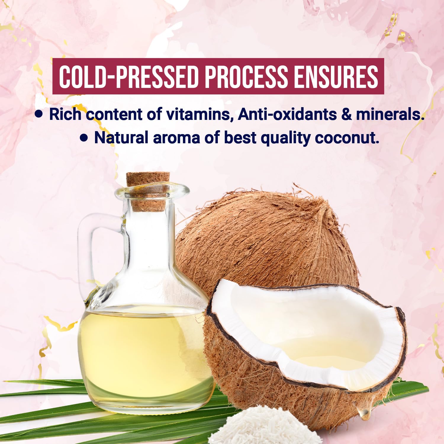 Parachute Advansed SkinPure Organic Extra Virgin Coconut Oil with Rose, 6.7 fl oz, Face & Body Moisturizer, Glass Jar - Image 5