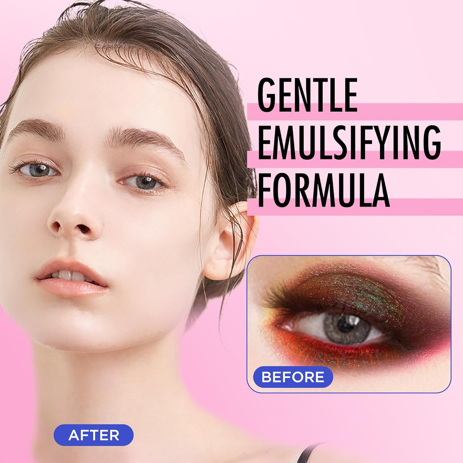 BEPHOLAN 100ml Gentle Sensitive Eye Lash Glue Remover for DIY Extension & Makeup - Image 6