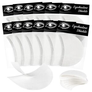 100 PCS Disposable Eyeshadow Shields - Eyeshadow Tape for Lip Eye Makeup Pads Stickers – Professional Prevent Make Up Residue for Extend Eyeliner Eyelash(2.75 x 1.97 Inch)