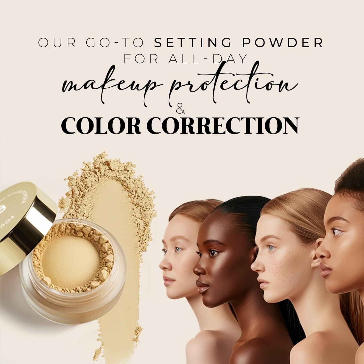 bellapierre Banana Setting Powder | Lightweight Color-Correcting Powder with All Day Makeup Protection | Eliminates Blotchiness and Dark Under-Eye Circles | Talc-Free | Matte Tint - Original - 0.14 Oz - Image 2