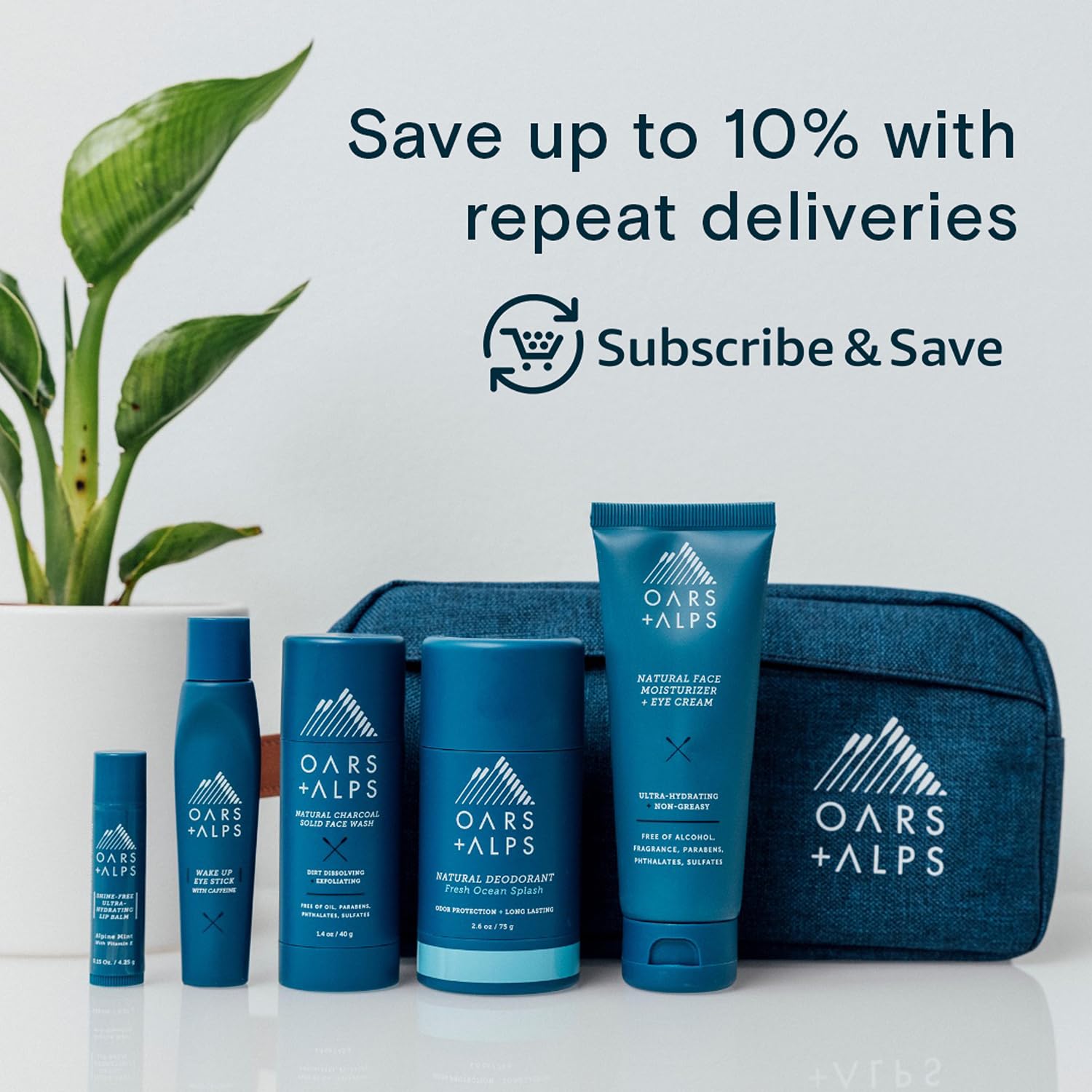 Oars + Alps Aluminum Free Deodorant for Men and Women, Dermatologist Tested and Made with Clean Ingredients, Vegan, Fresh Ocean Splash, 1 Pack, 2.6 Oz - Image 8