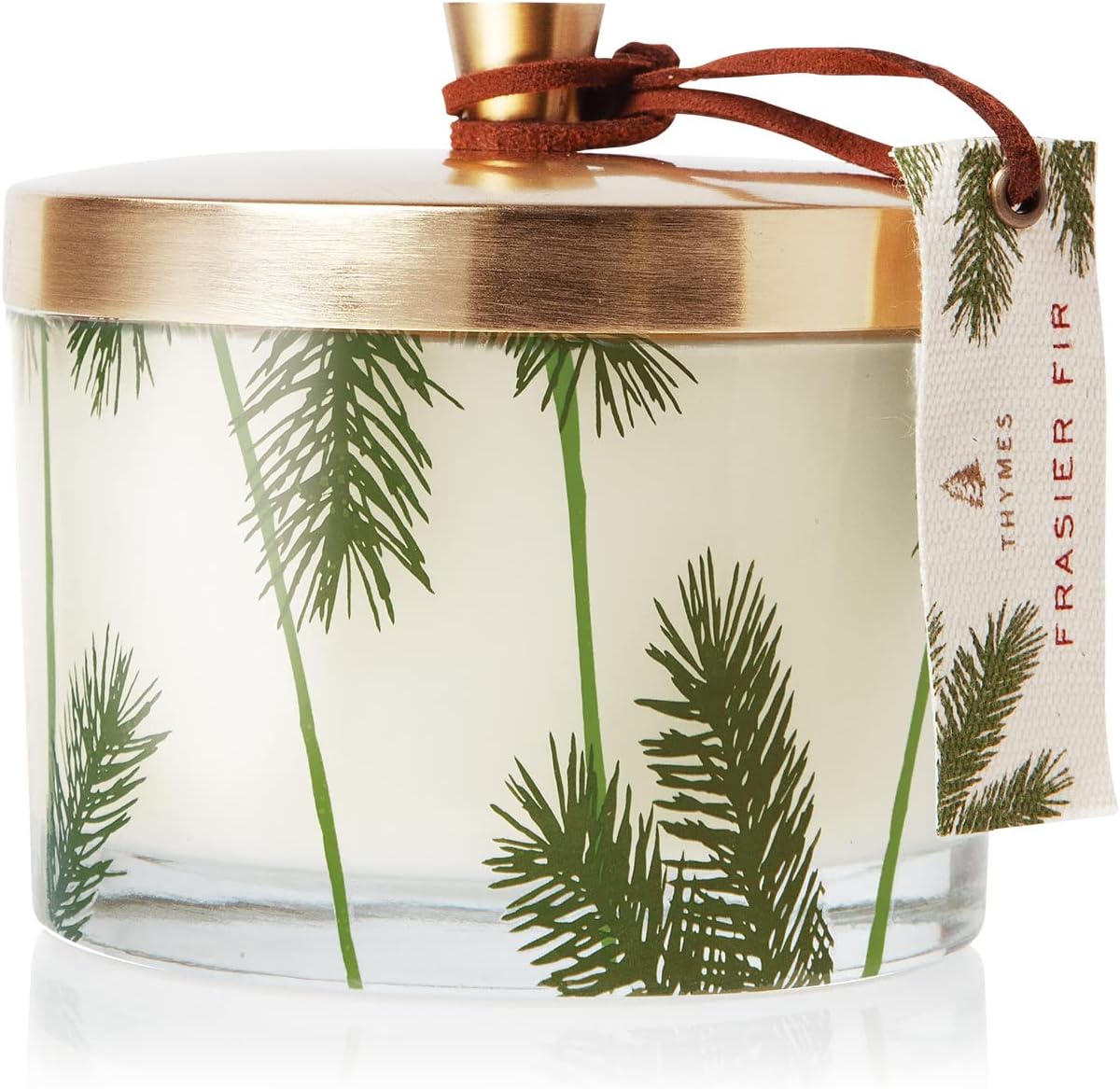 Thymes Heritage Pine Needle Candle - Scented Candle - Luxury Home Fragrance - Home Decor & Bathroom Accessories - Frasier Fir Pine Scent - 11.5 Oz - Frasier Fir
