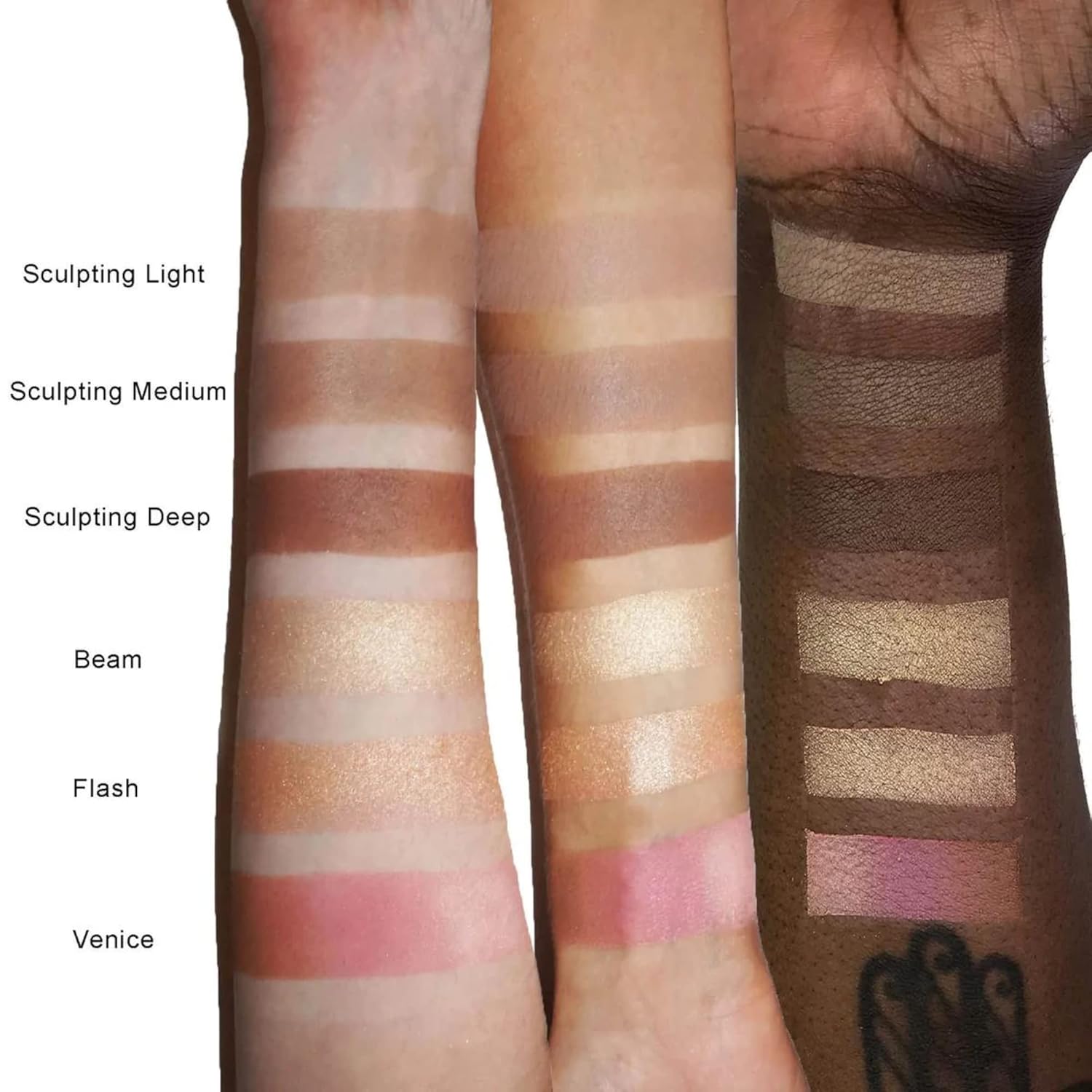 Kevyn Aucoin Sculpt and Define Contour Book: All-in-one makeup artist palette compact. Defines facial features. Eyes, cheekbone, nose & jawline. Highlighters to glow. All skin tones & shapes. - Image 5