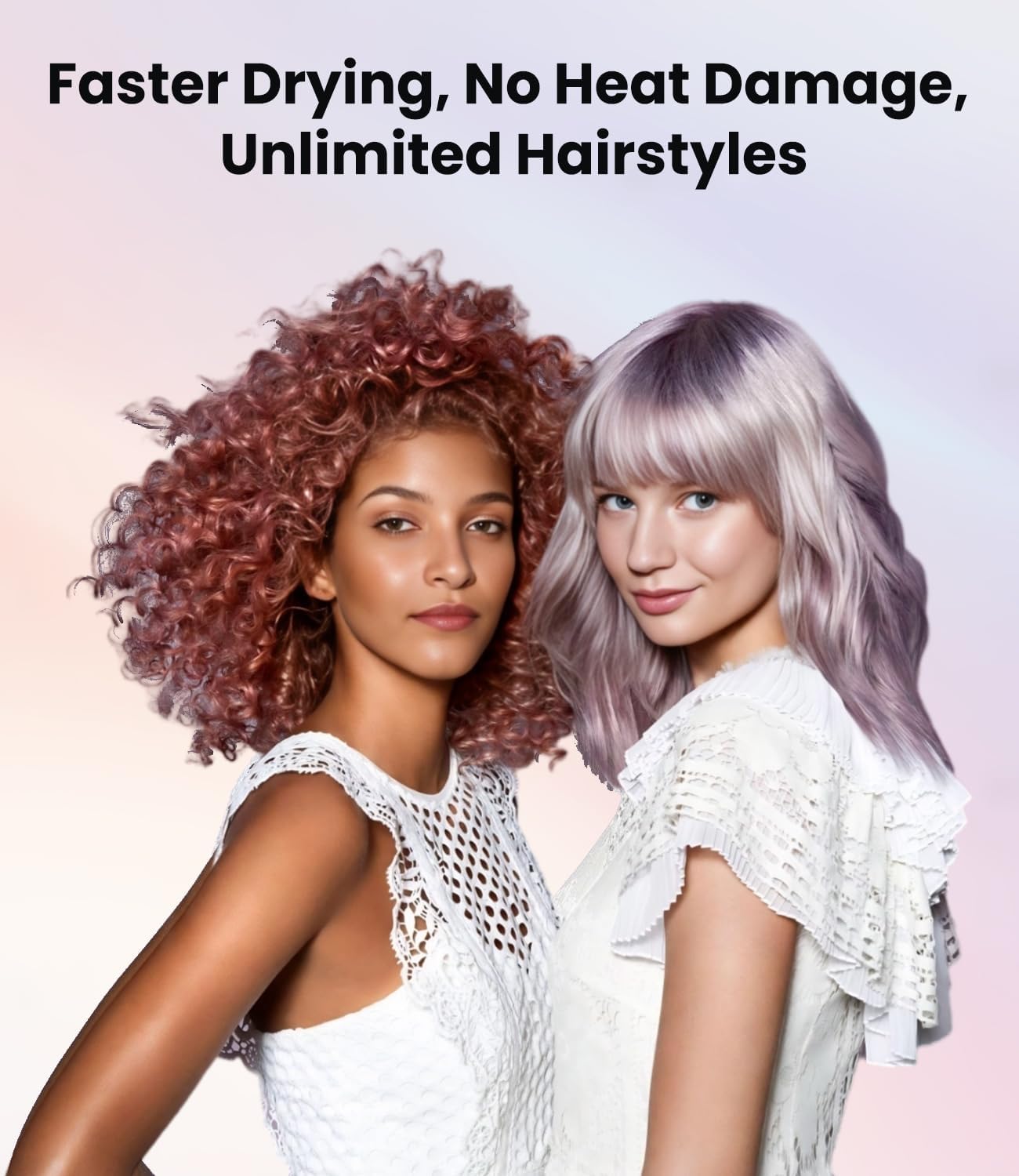 Hair Dryer: 150000 RPM Portable Professional High Speed Ionic Blow Dryer for Fast Drying, 500 Million Negative Ions Care & Heat Control & Low Noise with Magnetic Diffuser & Nozzle, 5 Temps & 3 Speeds - Image 4