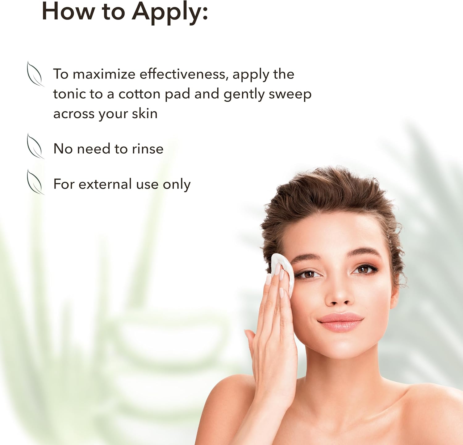 Toner for Face with Organic Aloe Vera โ Intense Hydration, Vegan, 98% Natural, Moisturizing & Soothing for Sensitive Skin, Gentle Daily Use, Tones & Softens, 8.5 Fl Oz / 250ml - Image 5