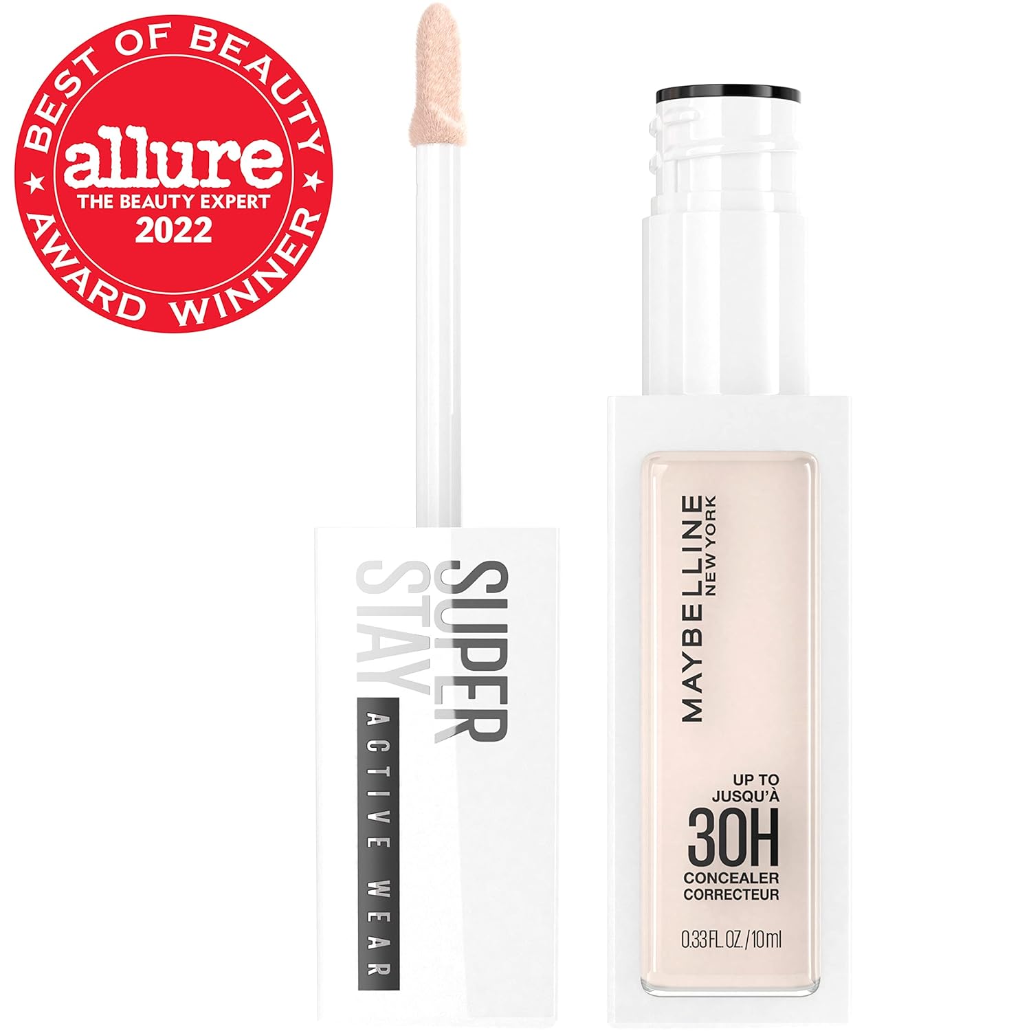 Maybelline Super Stay Liquid Concealer Makeup, Full Coverage Concealer, Up to 30 Hour Wear, Transfer Resistant, Natural Matte Finish, Oil-free, Available in 16 Shades, 01, 1 Count - Image 3