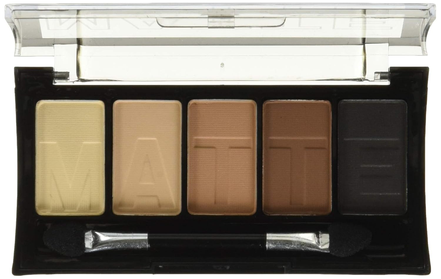 L.A. COLORS 5 Color Matte Eyeshadow Palette, Brown Tweed CEM472 - Image 2
