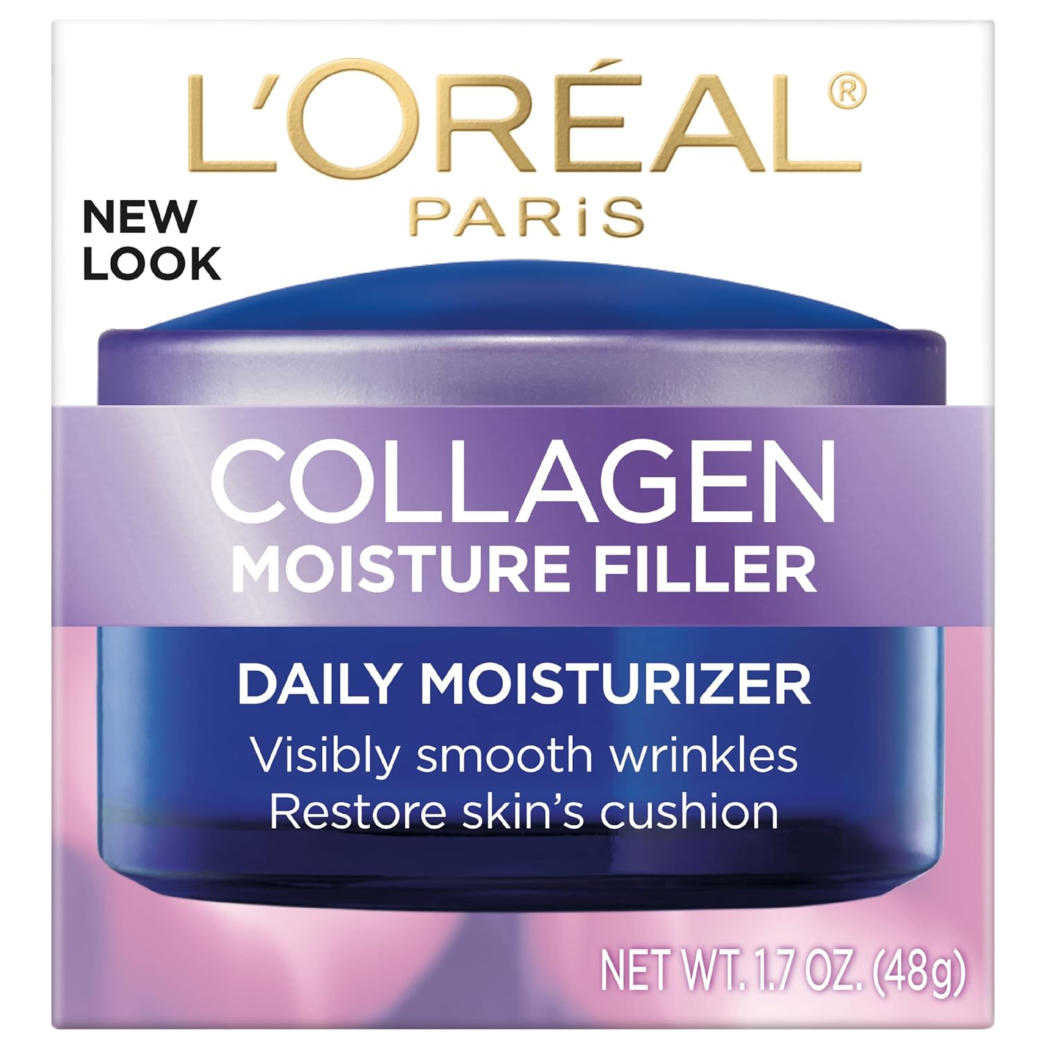 LโOreal Paris Collagen Daily Face Moisturizer, Anti Aging Face Cream to Reduce Wrinkles and Provide Intense Hydration, 1.7 oz - Image 2