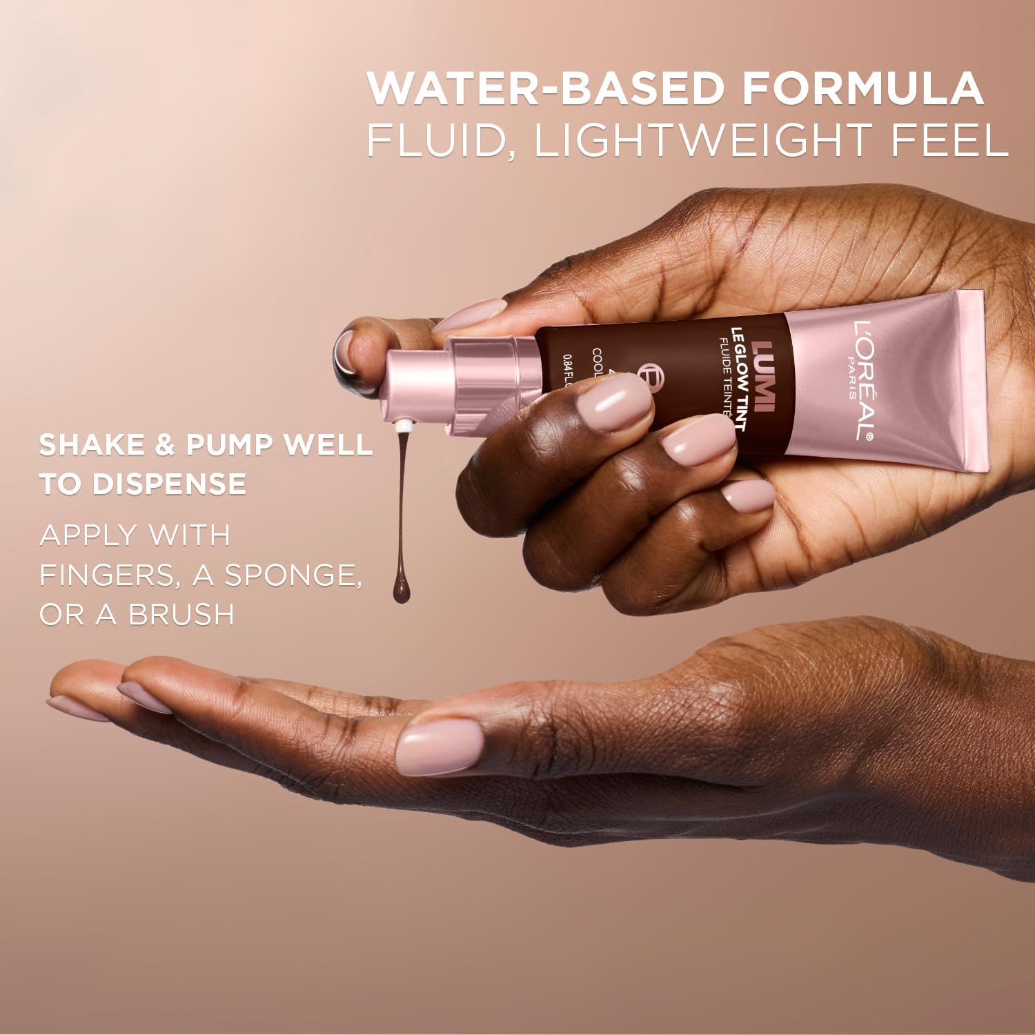 L'Oreal Paris Lumi Le Glow Skin Tint, Lightweight Water-Based Tinted Serum with Foundation-Like Coverage, Glow Illuminator, Cool 100, 0.85 Fl Oz - Image 8