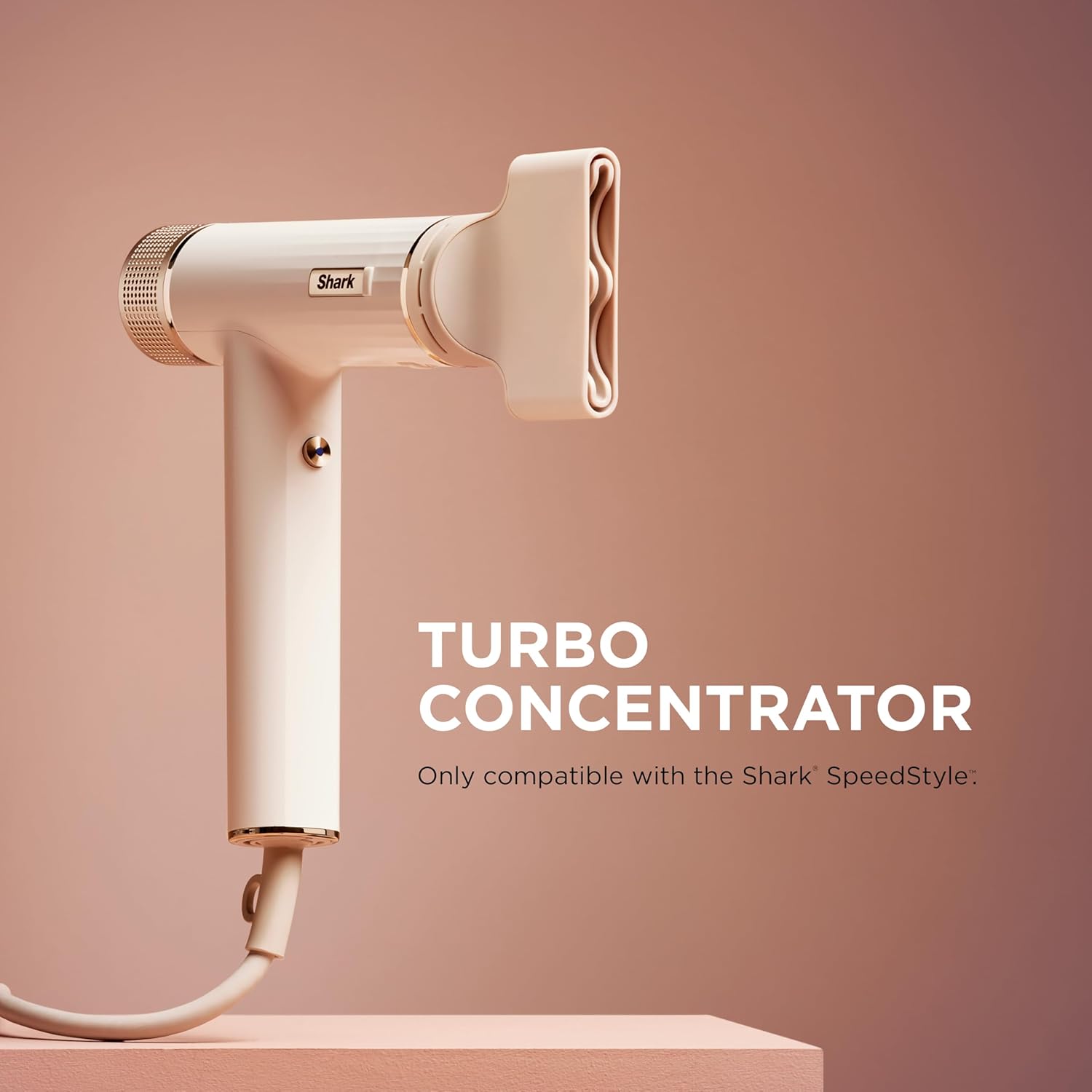 Shark SpeedStyle Essential High-Velocity Dryer with Concentrator, Lightweight, Ionic, No Heat Damage, Best for Straight and Wavy Hair, Silk HD301 - Image 7