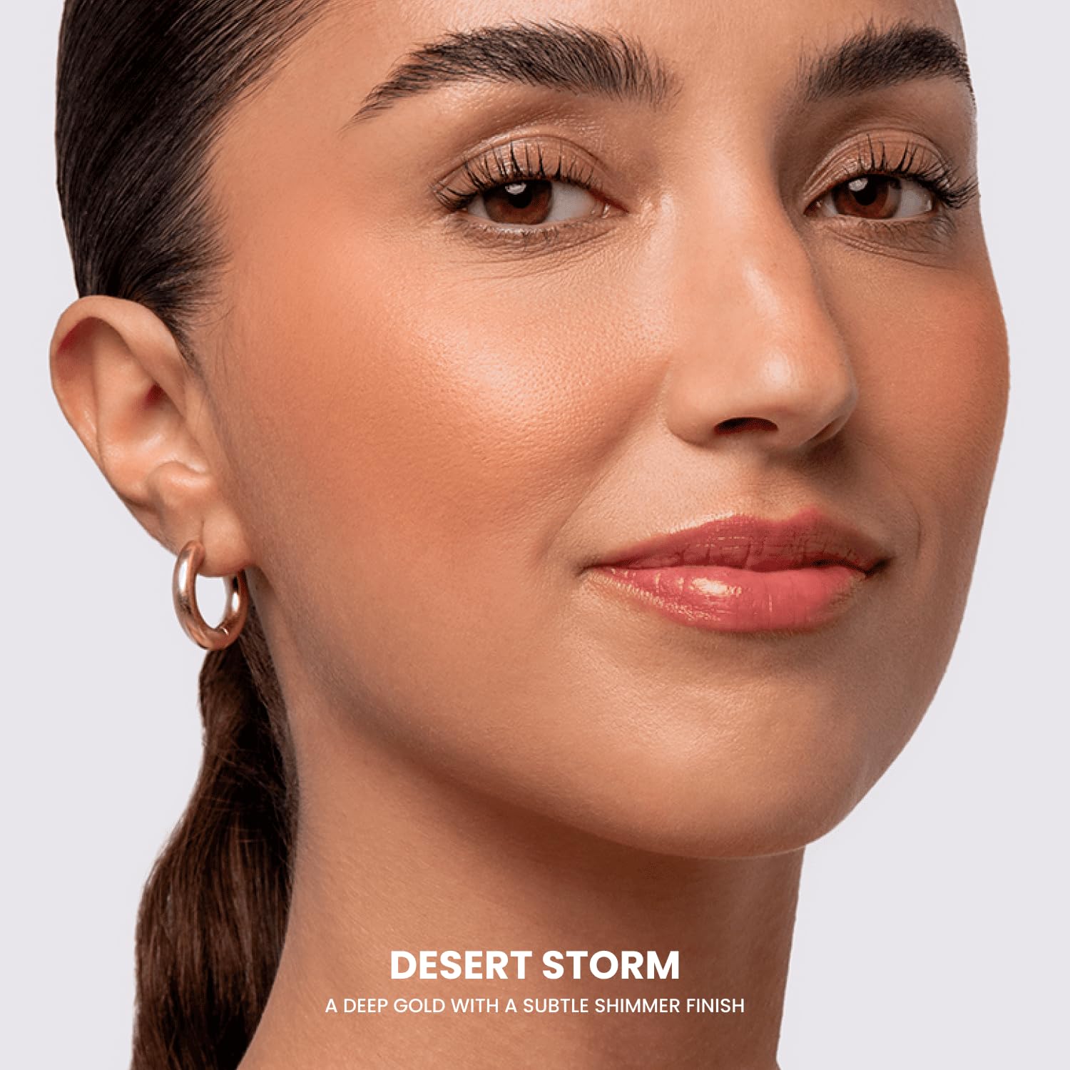 Phase Zero Makeup Powder Blusher - "Desert Storm" - 4g / 0.141 oz - Full Coverage, Natural Blush - Soft, Buildable Pink, Coral, Peach & Golden Hues - Image 3
