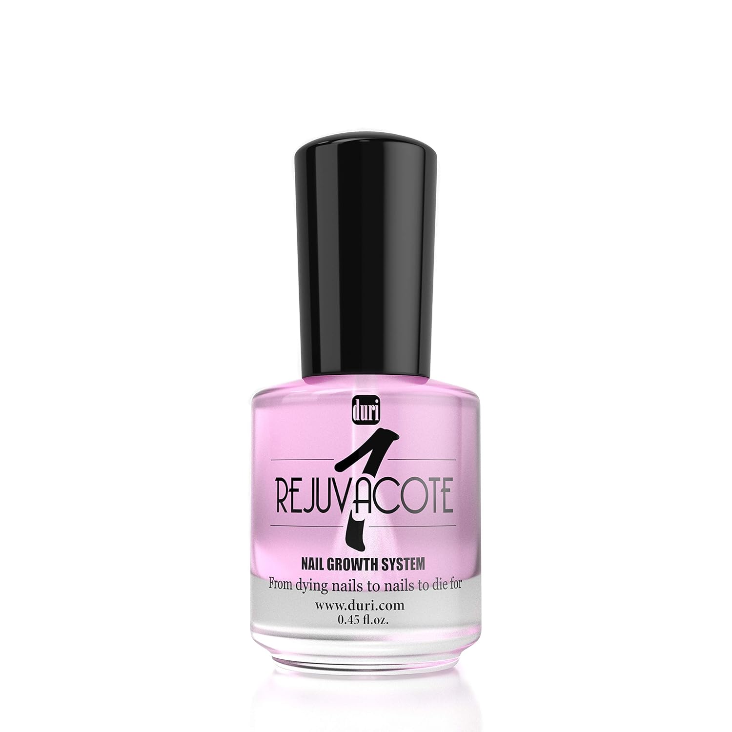 duri Rejuvacote 1 Original Maximum Strength Nail Growth System Base, Top Coat - Nails Hardening, Repair, Chipping, Strengthen, Breaking and Brittle Treatment, by Duri cosmetics (Pack of 1)