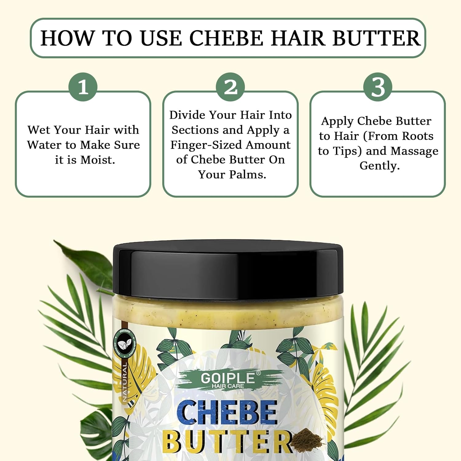 8.8 oz Chebe Butter for Hair Growth, Thickening and Moisturization - Deep Conditioning Hair Butter Grease for Men and Women - Image 7