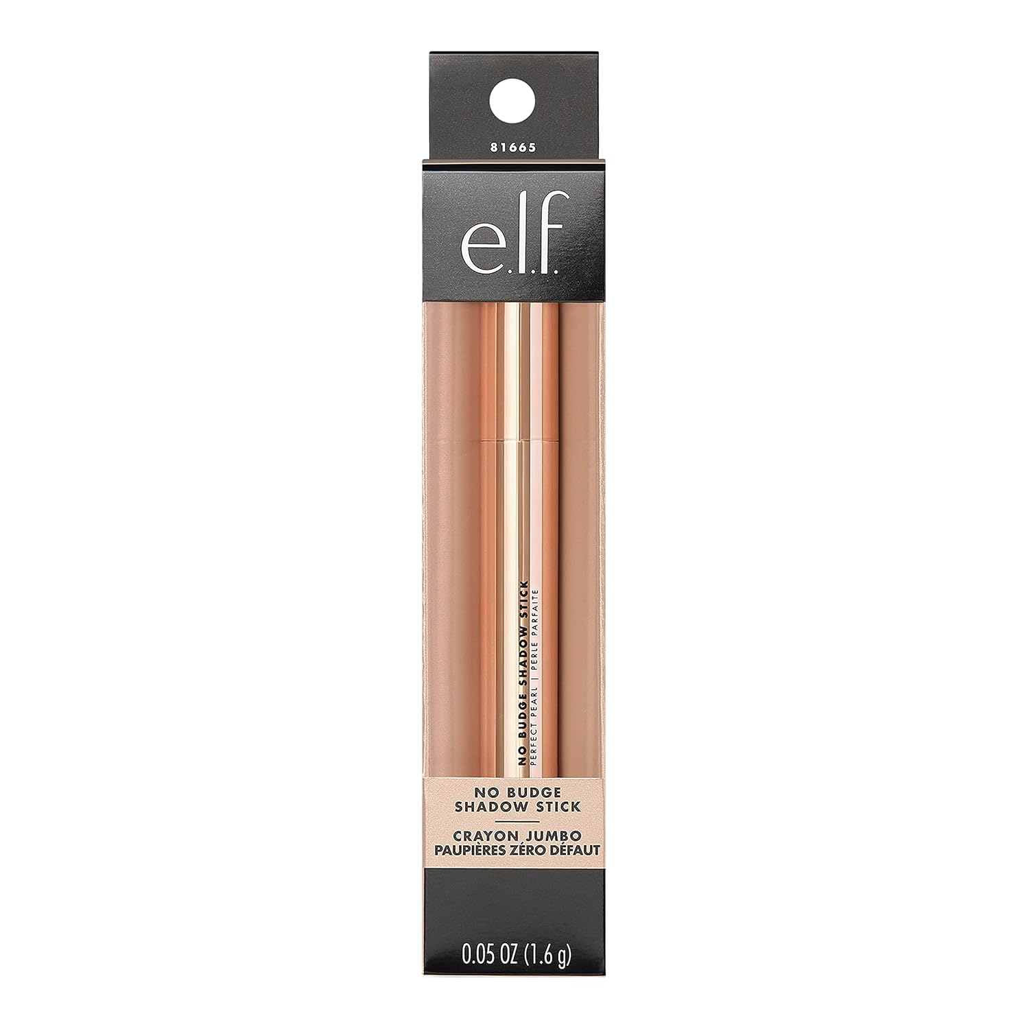 e.l.f. No Budge Shadow Stick, Long-Lasting Cream Eyeshadow Stick For High-Pigment, Metallic Color, Vegan & Cruelty-Free, Perfect Pearl - Image 3