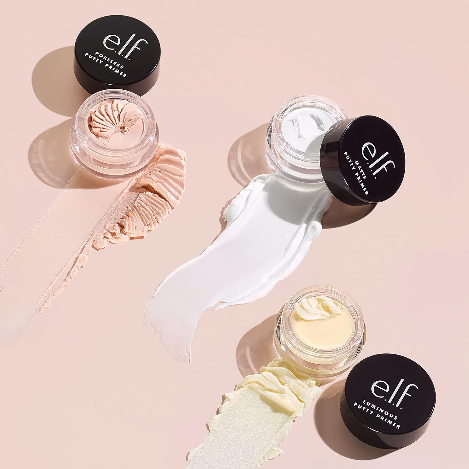 e.l.f. Cosmetics Putty Primer Trio, Includes Poreless Putty, Matte Putty & Luminous Putty, Travel Size, 0.14 Oz (4g) Each, 0.14 ounces - Image 5