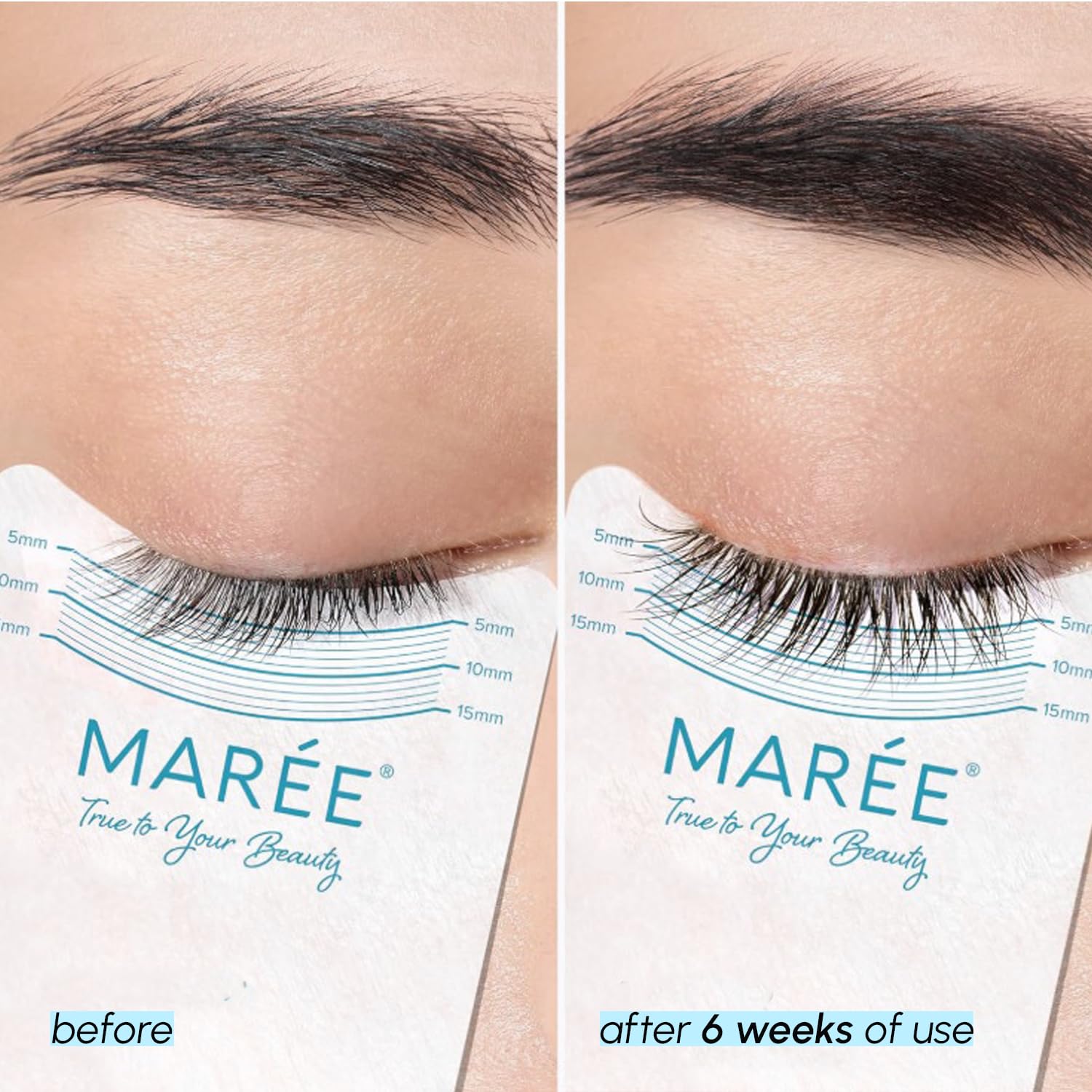 MAREE Eyelash Serum To Grow Lashes & Brows - Eye Lash Serum for Eyelash Growth Without Prostaglandin - Rapid Enhancing Lash Growth Eyebrow Boost Oil - Sérum De Pestañas Suero Para Pestañas Crecimiento - Image 4