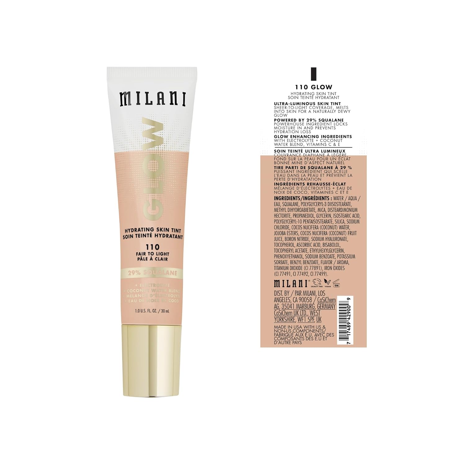 Milani Glow Hydrating Skin Tint - Image 2