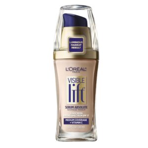 L'Oreal Paris Visible Lift Serum Absolute Foundation, Classic Ivory, 1 Ounce