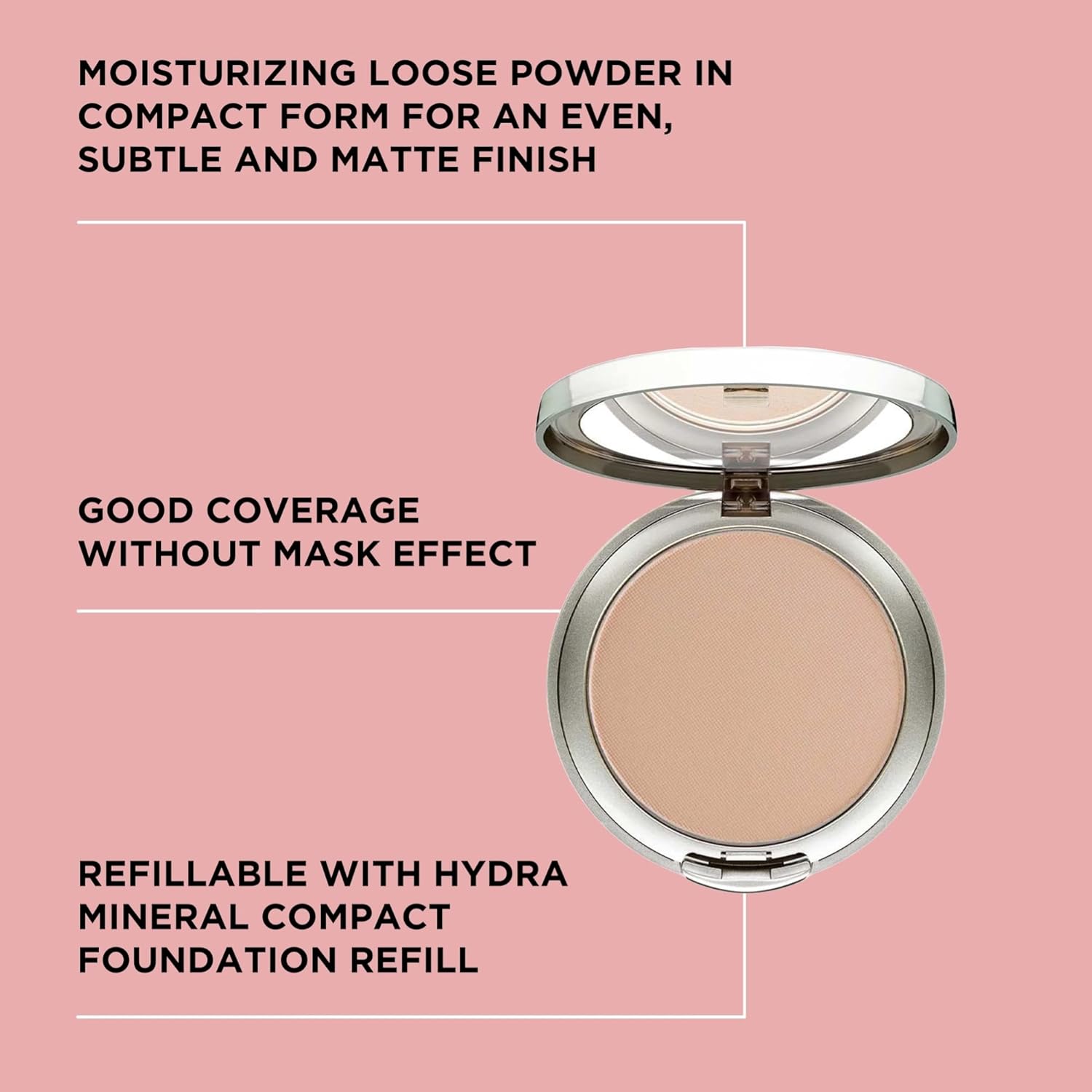 ARTDECO Hydra Mineral Compact Foundation Refill - medium beige N°65 - refillable system for Hydra Mineral Compact Foundation - good coverage without mask-like effect - makeup - powder - 0.35 Oz - Image 2