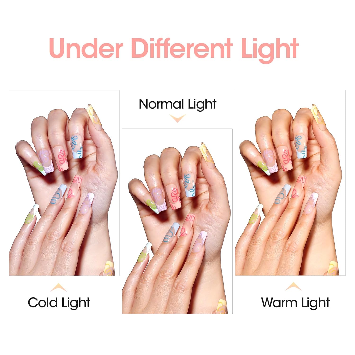 GELLEN 6 Piece Pastel Gel Nail Polish Set for Summer Manicure UV Light Cure - Image 6