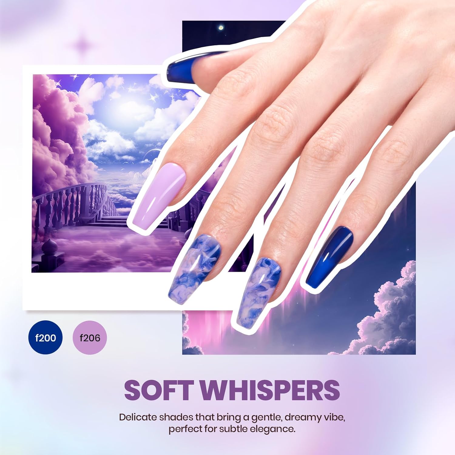 31 Piece Gel Nail Polish Kit with UV Lamp, Base & Top Coats for Women - Image 7