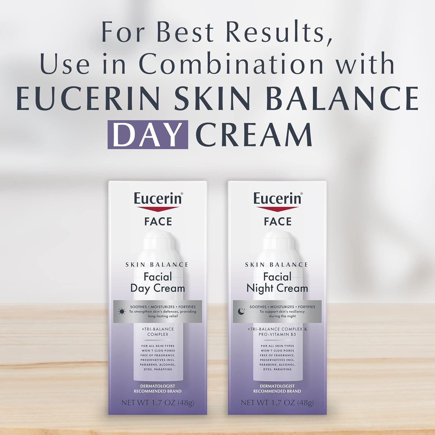 Eucerin Skin Balance Sensitive Skin Night Cream 1.7 Oz with Tri-Balance Complex - Image 13