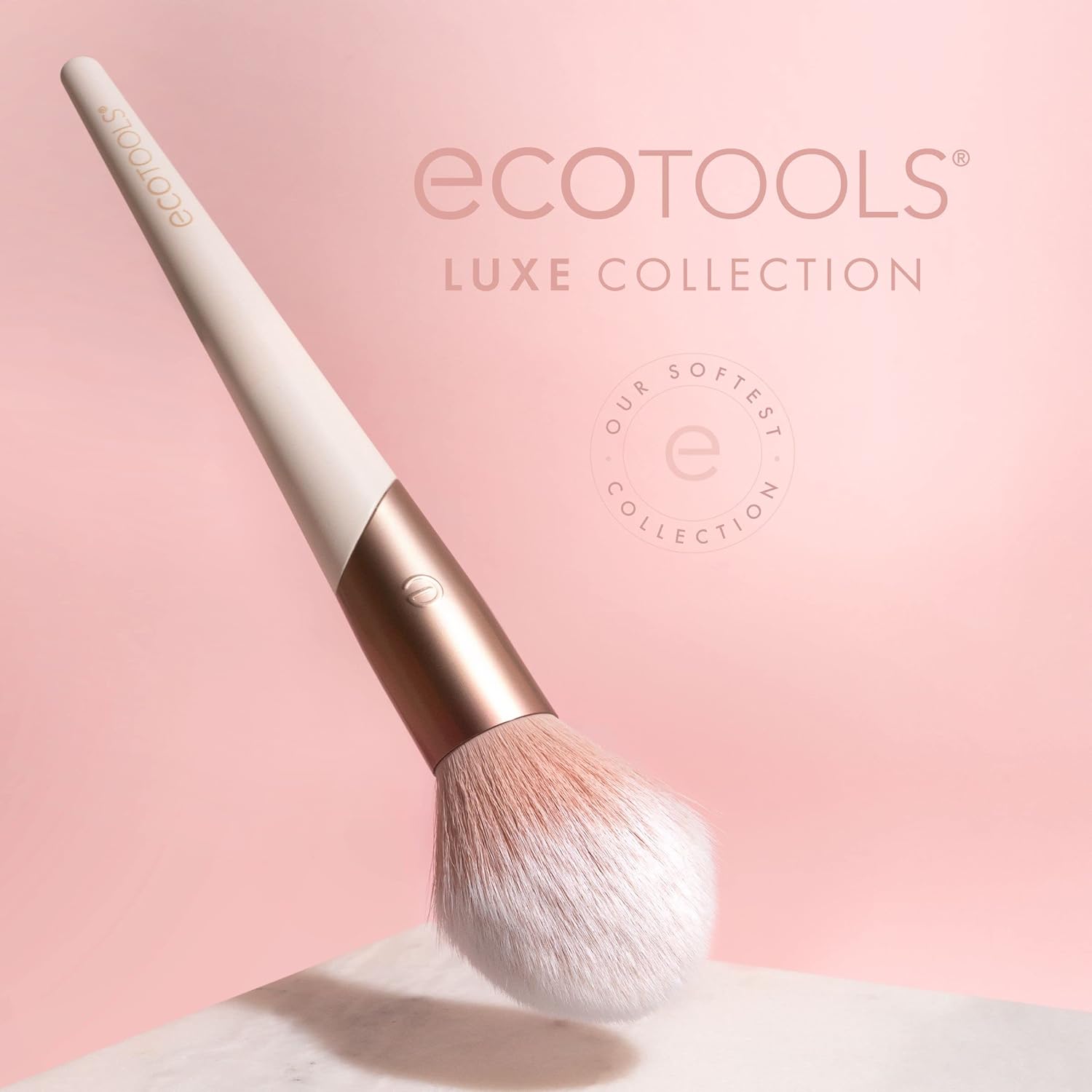 EcoTools Luxe Exquisite Eye Makeup Brush Kit, For Eyeshadow, Eyeliner, & Brow Makeup, Professional Eye Brush Set, Eco-Friendly Makeup Tools, Synthetic Bristles, Cruelty Free & Vegan, 6 Piece Set - Image 9