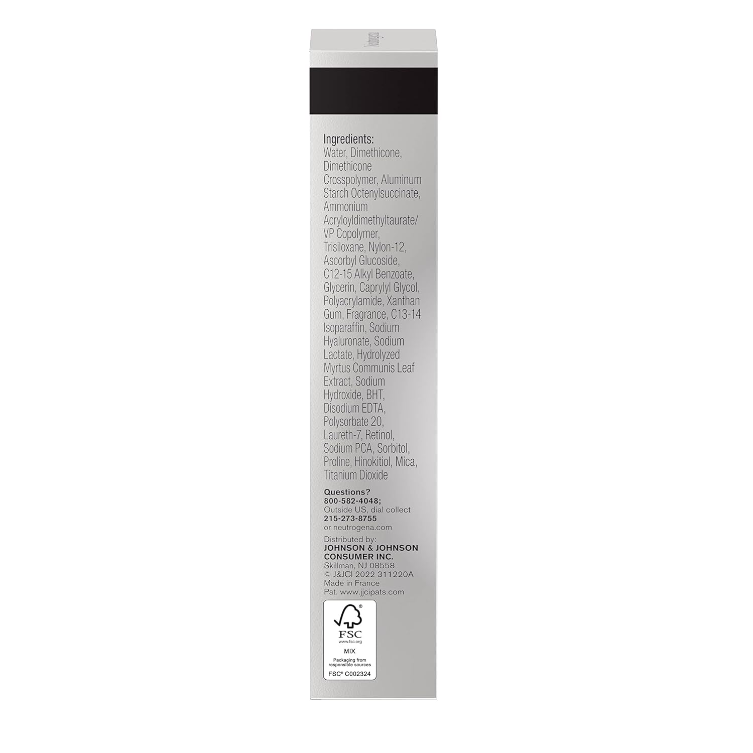 Neutrogena Rapid Tone Repair Retinol + Vitamin C Dark Spot Corrector Face Serum, Daily Anti-Wrinkle Dark Spot Corrector to Brighten & Even Tone, Mineral-Oil & Dye-Free, White, 1 oz - Image 6