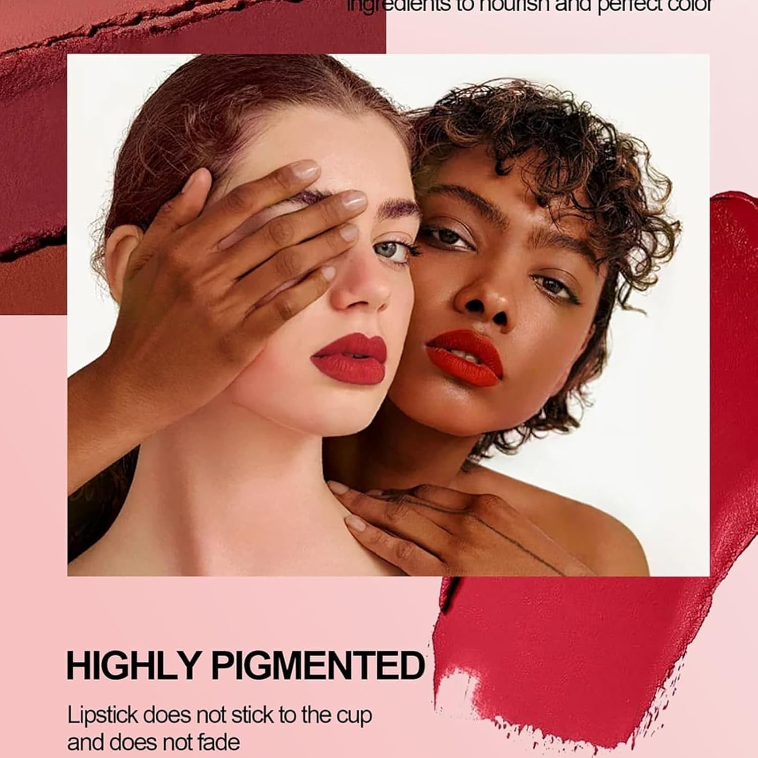 Genli Oil Balm, Hydrating Lip Balm & Matte Lipstick 2-in-1 Set - Waterproof Long-Lasting Lip Liner with Non-Stick Cup Technology, All-Day Moisturizing for Smooth Glossy Shine (07) - Image 3
