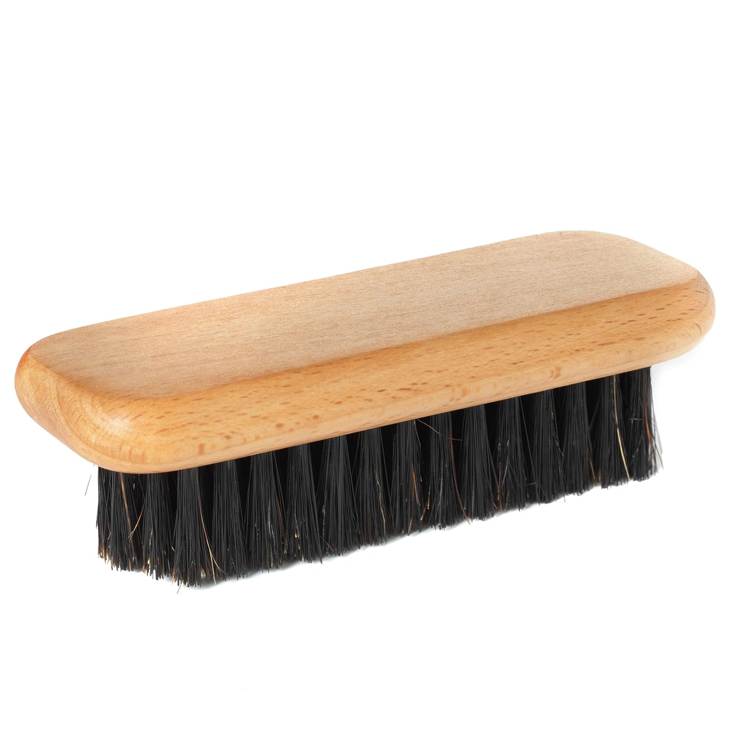 GranNaturals Palm Size Wide Boar Bristle Teasing Brush & Smoothing Brush for Slick Back Hair, Edge Control, Backcombing to Create Sleek Hairstyle - Wooden Wide Portable Handle - Image 7