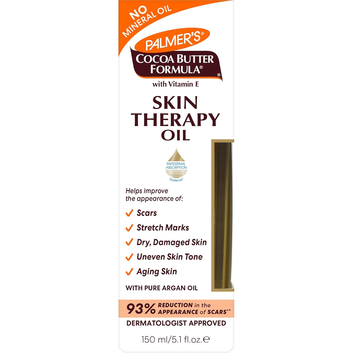 Palmer's Cocoa Butter Formula Skin Therapy Moisturizing Body Oil with Vitamin E, 5.1 Ounces - Image 2