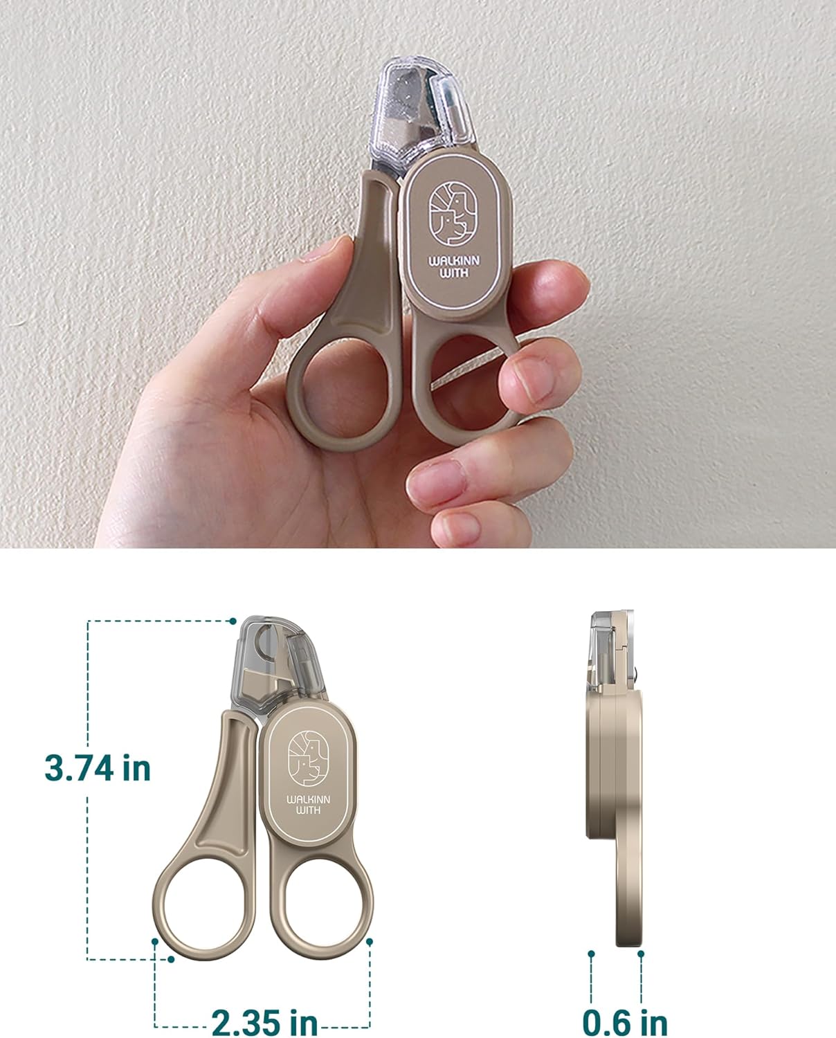 Cat Nail Clipper with LED Guide Light and Nail Trapper - Image 7