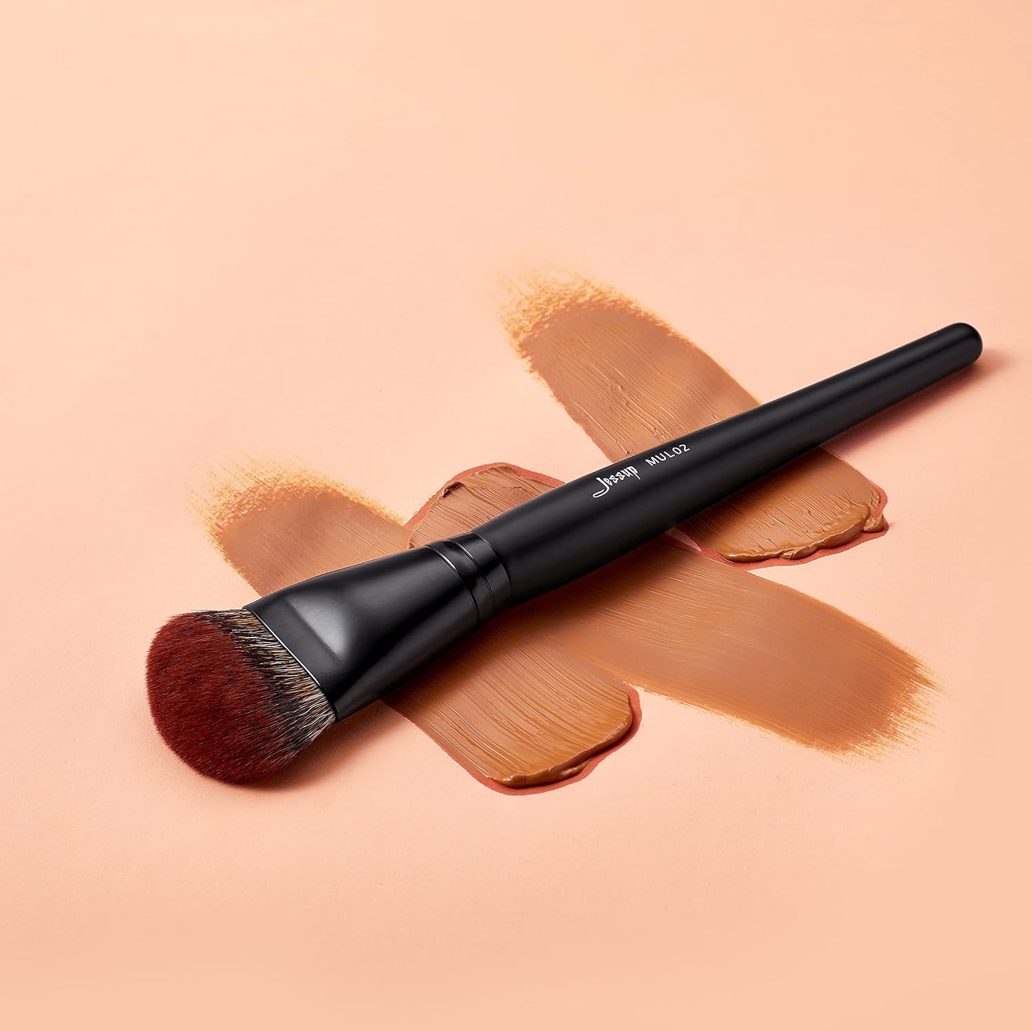 Jessup Large Face Makeup Brushes 5pcs, Premium Synthetic Foundation Powder Contour Blusher Highlighter Brush, Phantom Black T273 - Image 8