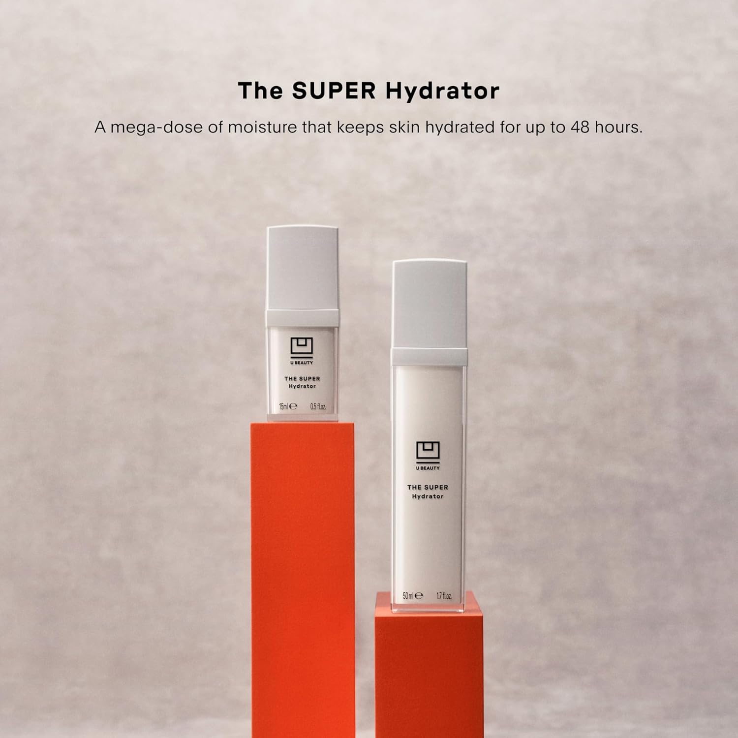 U Beauty The SUPER Hydrator - Mega-Dose Skin Hydrator and Hyaluronic Acid Moisturizing Cream with Peptides and Grapeseed Oil for Supple, Smooth, and Softer-Looking Skin For Up To 48 Hours - 0.5 fl oz - Image 5