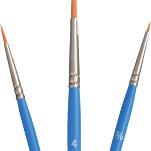 Princeton Select Artiste Paintbrush, 1-3 Brush Set, Blue