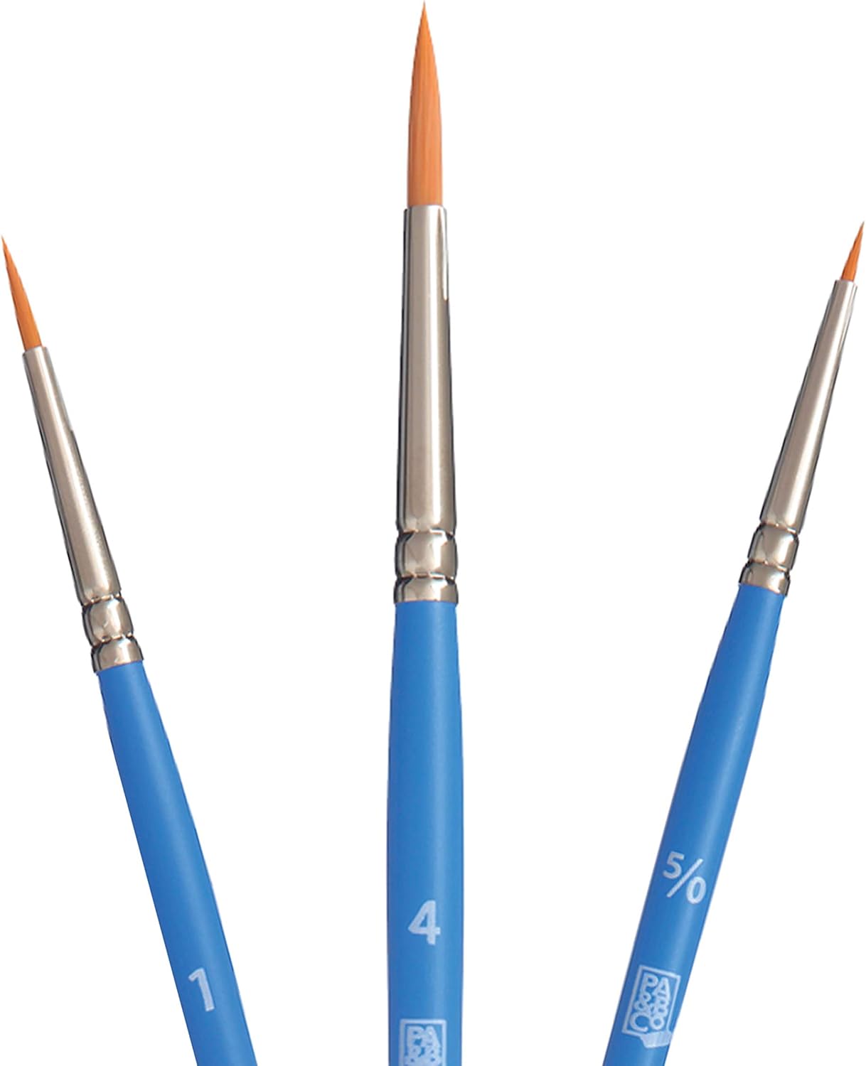 Princeton Select Artiste Paintbrush, 1-3 Brush Set, Blue