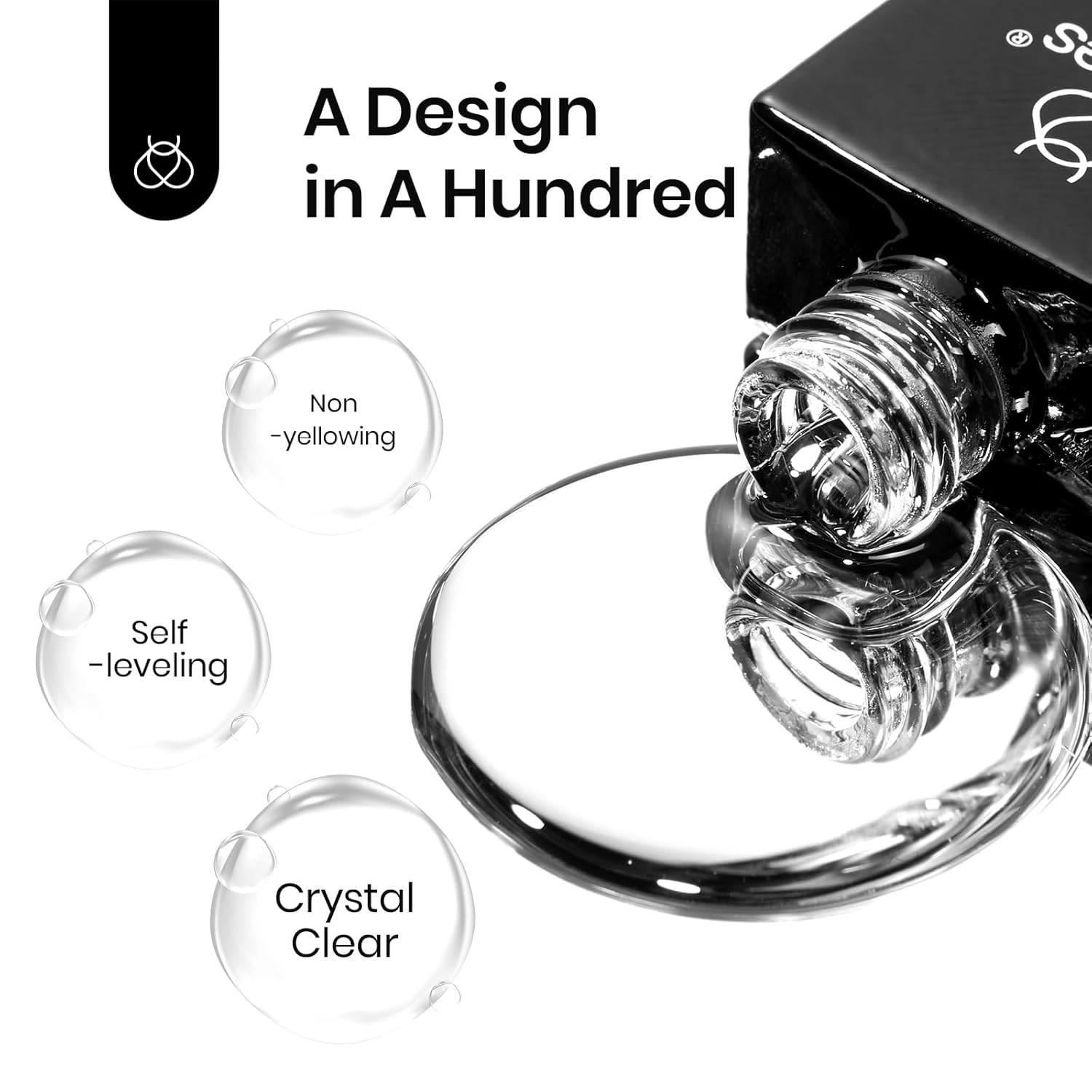 Beetles Blooming Gel, Blooming Gel Nail Polish Clear Uv Led Blossom for Spreading Effect Marble Natural Stone Watercolor Floral Print 10ml Soak off Diy Nail Art Design Manicure Gift for Women - Image 6
