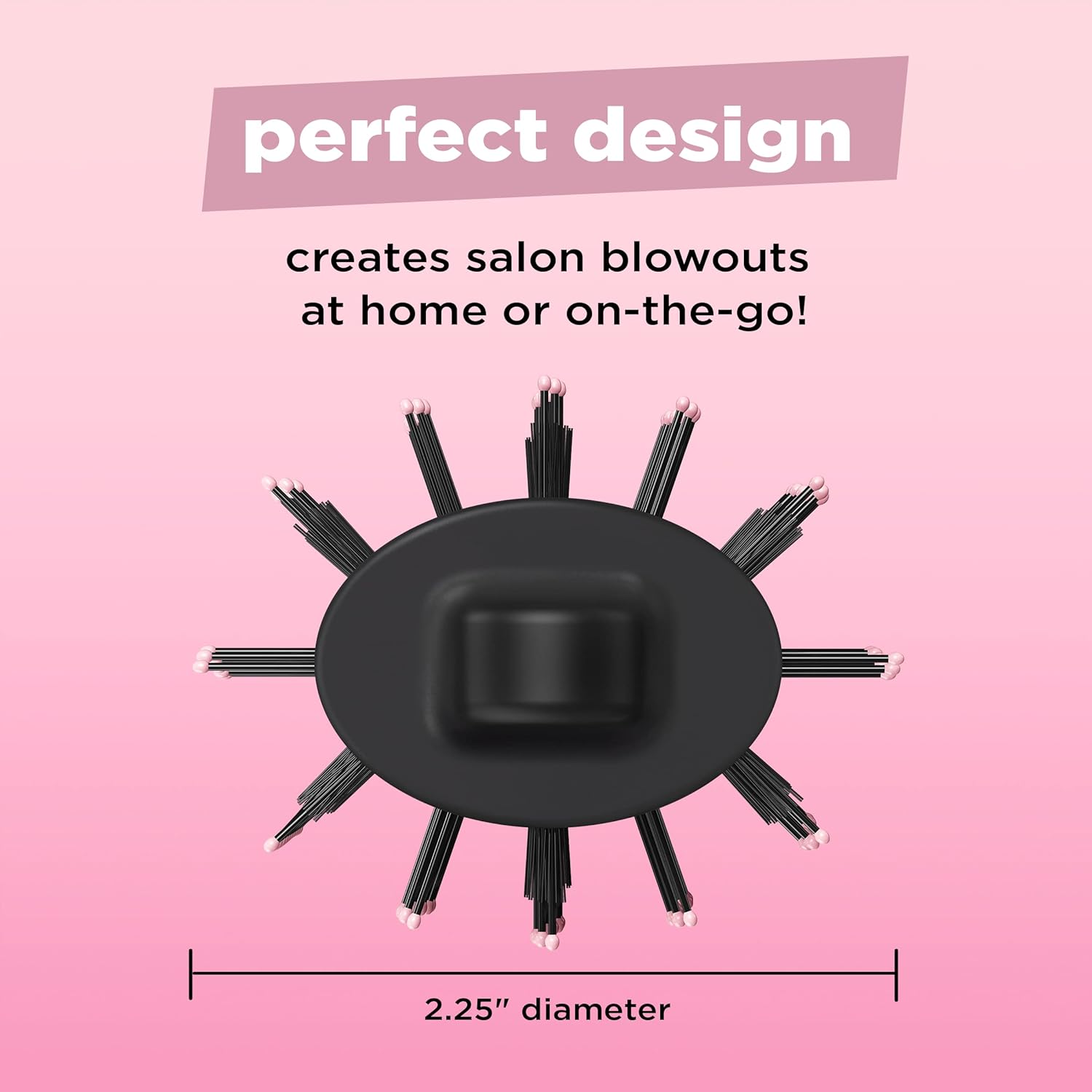 INFINITIPRO BY CONAIR The Knot Dr. All-in-One Travel Friendly Oval Dryer Brush, Hair Dryer & Volumizer, Hot Air Brush - Image 3