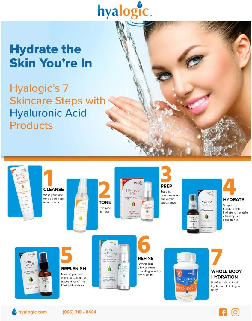 Hyalogic Alcohol-Free Witch Hazel Toner 8 fl oz with Hyaluronic Acid and Aloe Vera for All Skin Types - Image 8