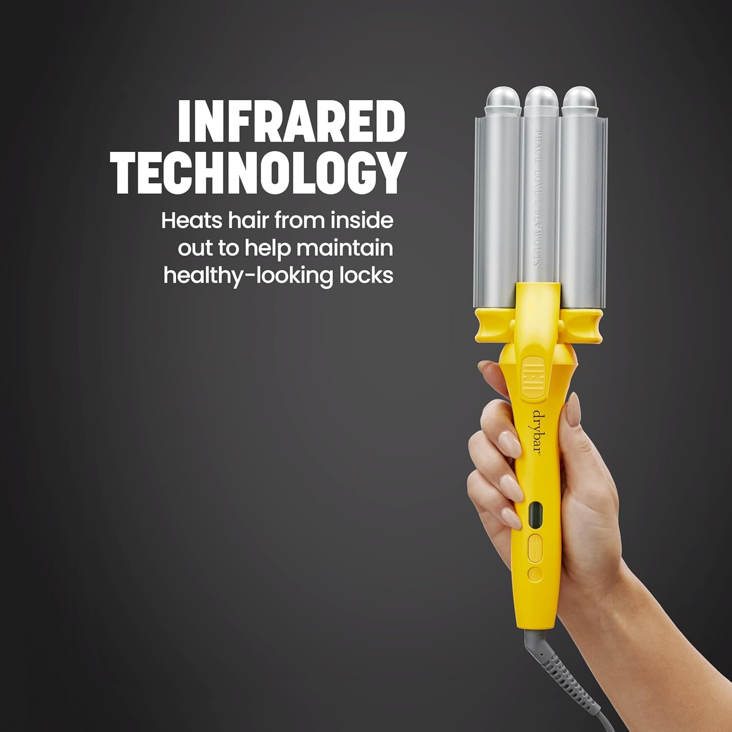Drybar The Mixologist Interchangeable Styling Iron | One Tool with Three Different Hair Styles of Waves and Curls, Reduces Frizz, Adds Shine, Maintains Healthy Locks for all Hair Types - Image 11