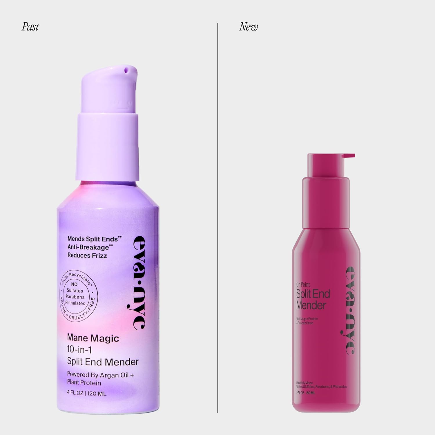 Eva NYC Mane Magic 10-in-1 Split End Mender Hair Treatment, 4 Fl Oz, Repairs ends for healthier, stronger & Damaged hair, GMO, Cruelty-Free - Image 2