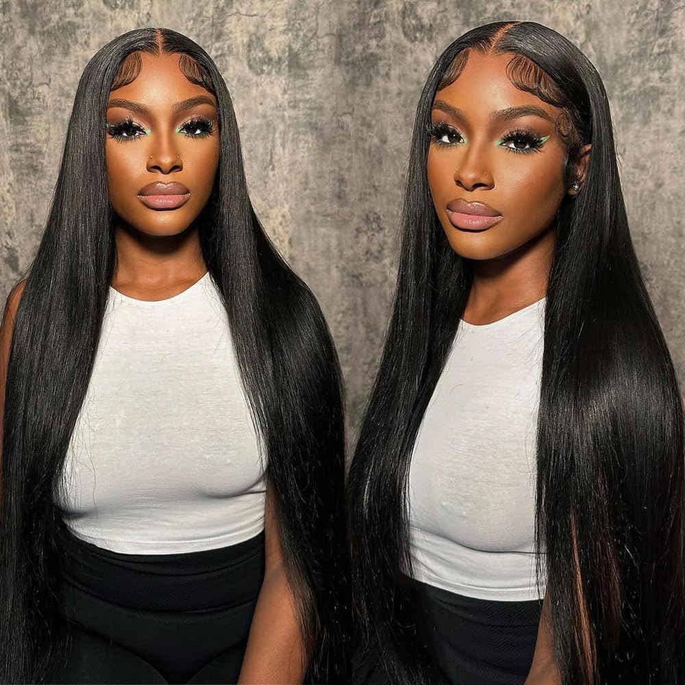 12A Human Hair Bundles 20 22 24 Inch Straight Human Hair 100% Unprocessed Brazilian Hair 3 Bundles Quick Weave Natural Black - Image 6