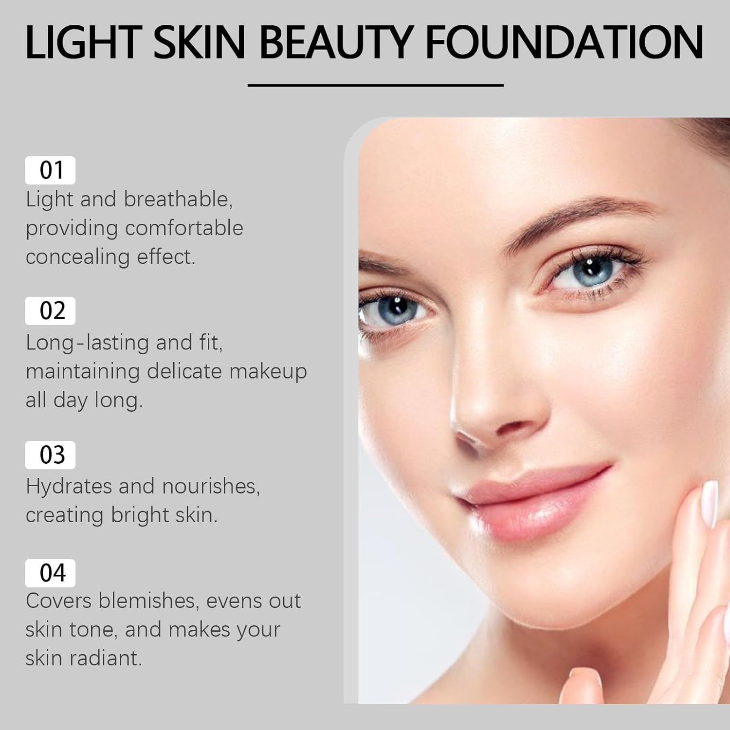 Under Eye Brightener,Luminous Eye Corrector,Moisturizing and Waterproof Under Eye Concealer for Dark Circles,Conceal and Perfect Effect(1pcs-Lvory) - Image 5