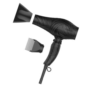 Conair The Curl Collective 1875 Watt Ionic Ceramic Hair Dryer, Black, 18"