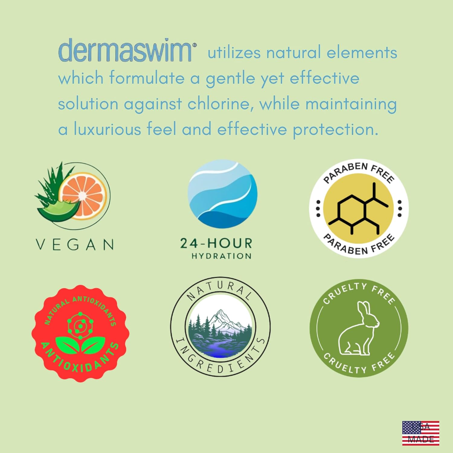 Pre-Swim Lotion for Chlorine Protection – 8 fl oz | 97.5% Natural & Paraben-Free | Vitamin-Enriched with Aloe & Green Tea | Shields & Moisturizes Skin Before Swimming in Pools or Hot Tubs - Image 5