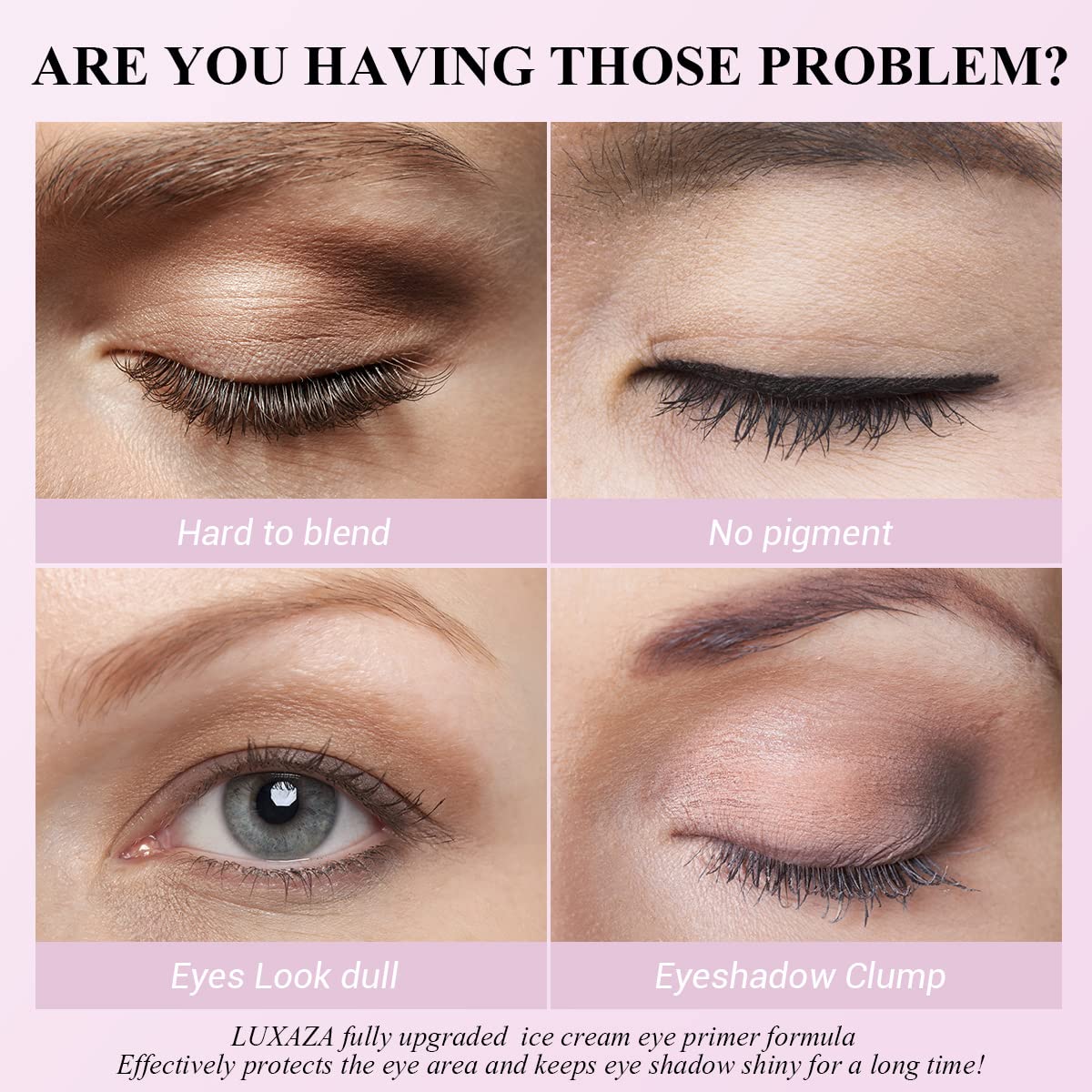 Cream Matte Eyeshadow Primer Base for Long-Lasting Makeup 0.35 oz - Image 2