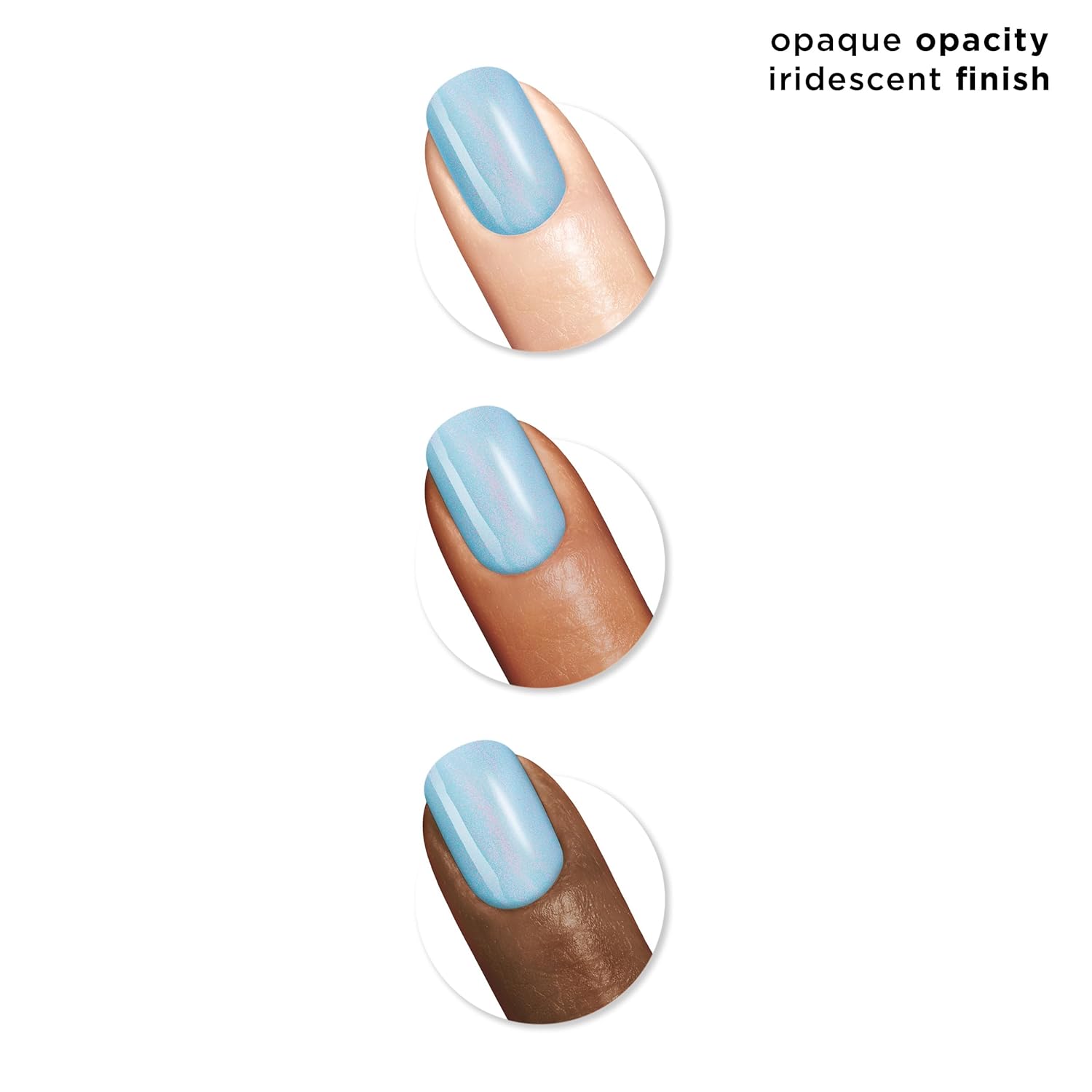 Sally Hansen Insta-Dri, Glos-sea, Quick Dry, Long Lasting, Opaque, Creme Blue Nail Polish - Image 3