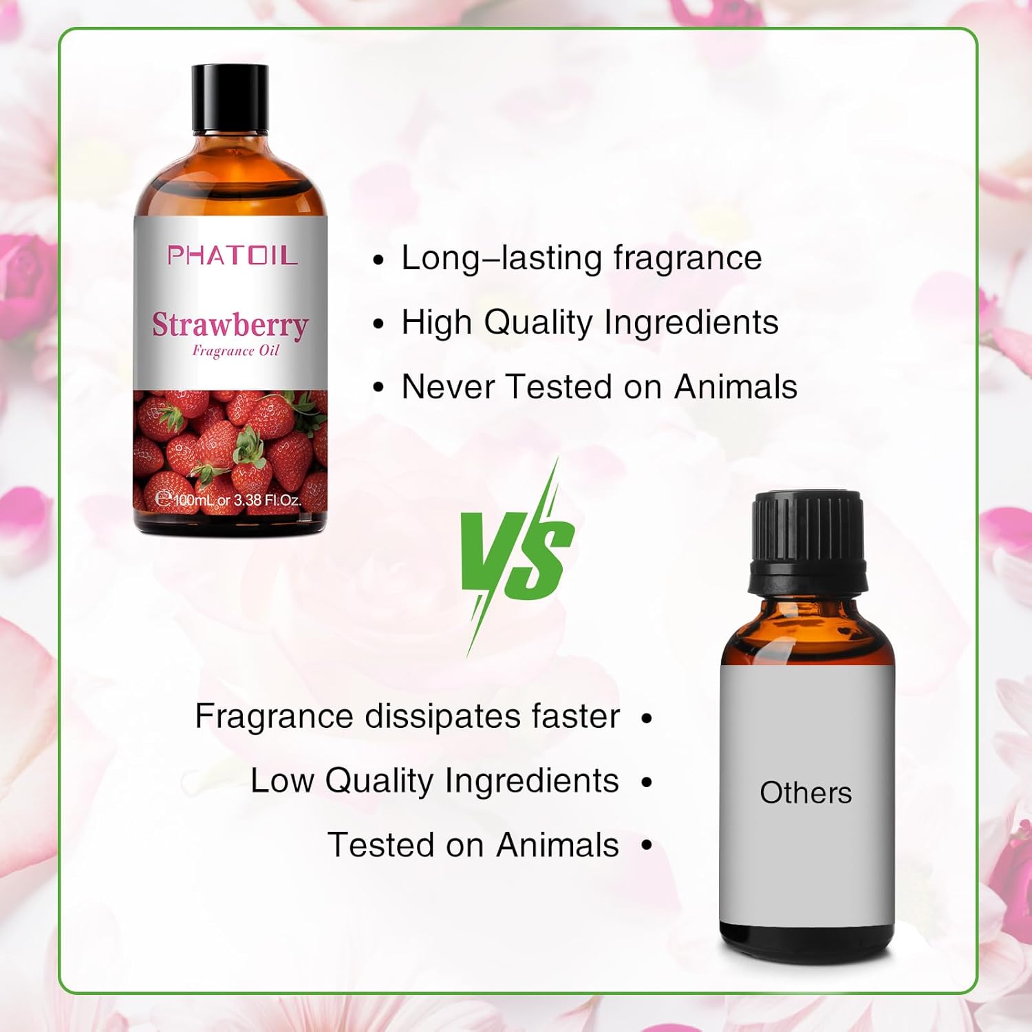 3.38FL.OZ Strawberry Fragrance Oils for Aromatherapy, Essential Oils for Diffusers for Home, Perfect for Diffuser, Yoga, Skin Care, DIY Candle and Soap Making - 100ml - Image 4